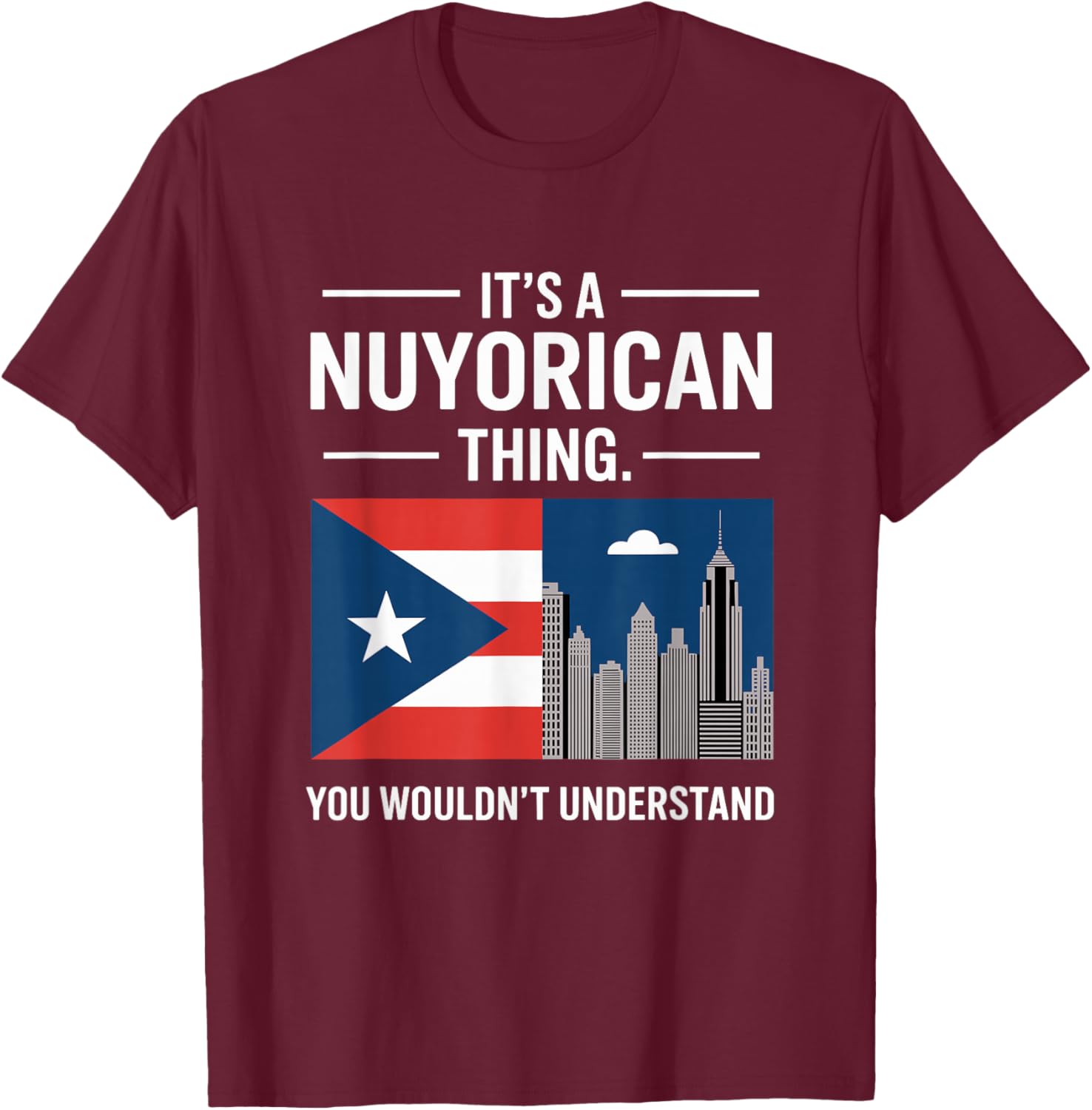 Nuyorican Puerto Rico Boricua New York T-Shirt for Proud Locals - 3
