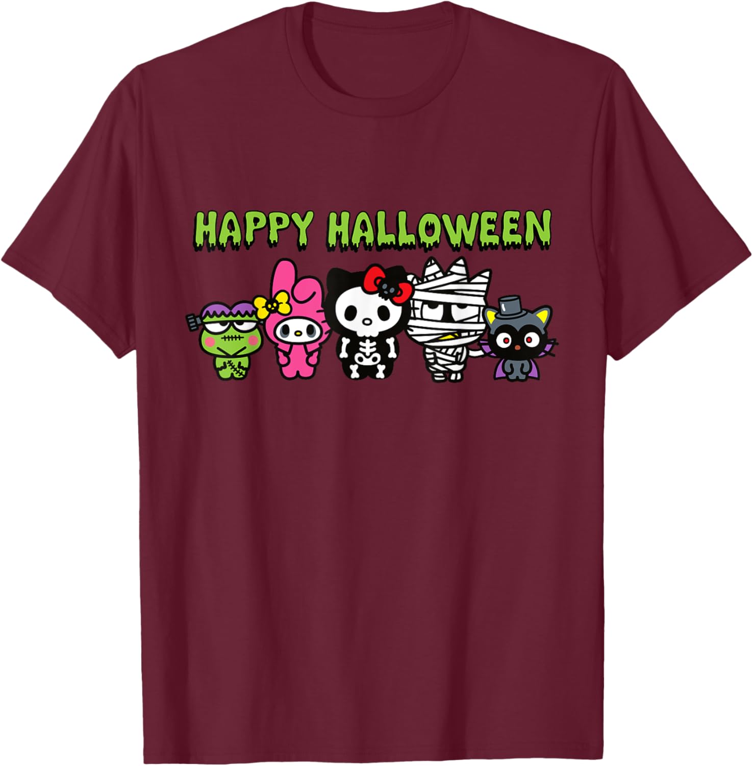 Adorable Hello Kitty Halloween T-Shirt for Kids and Adults - 4