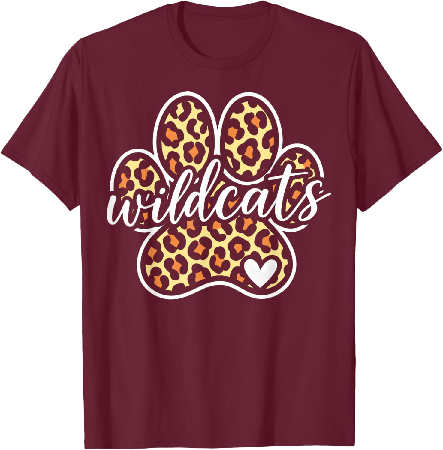 Wildcats Heart Vintage T-Shirt for Men, Women, Kids - Cool Graphic Tee - 20