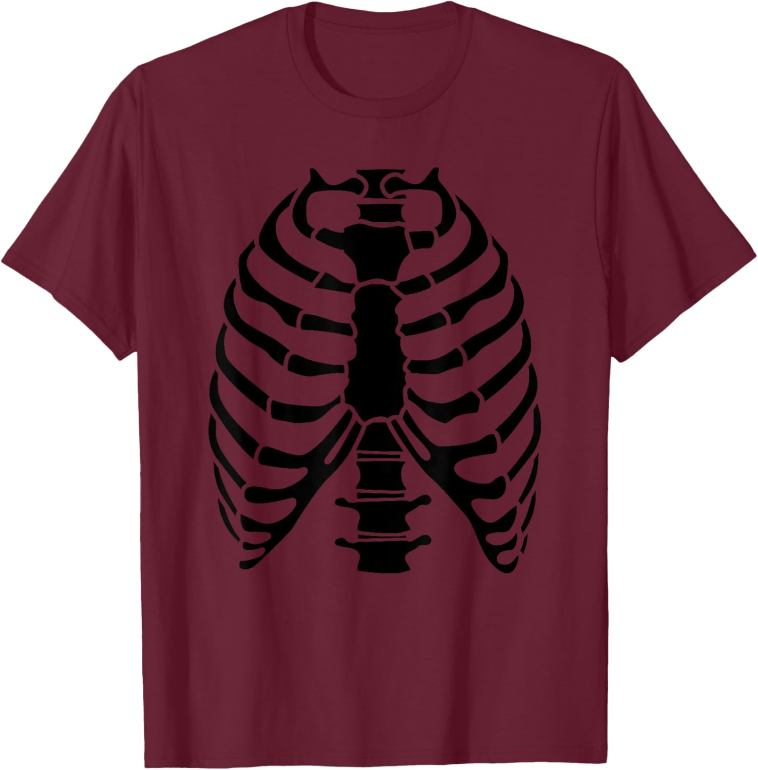 Skeleton Rib Cage Halloween Costume T-Shirt for Fun Celebrations - 9