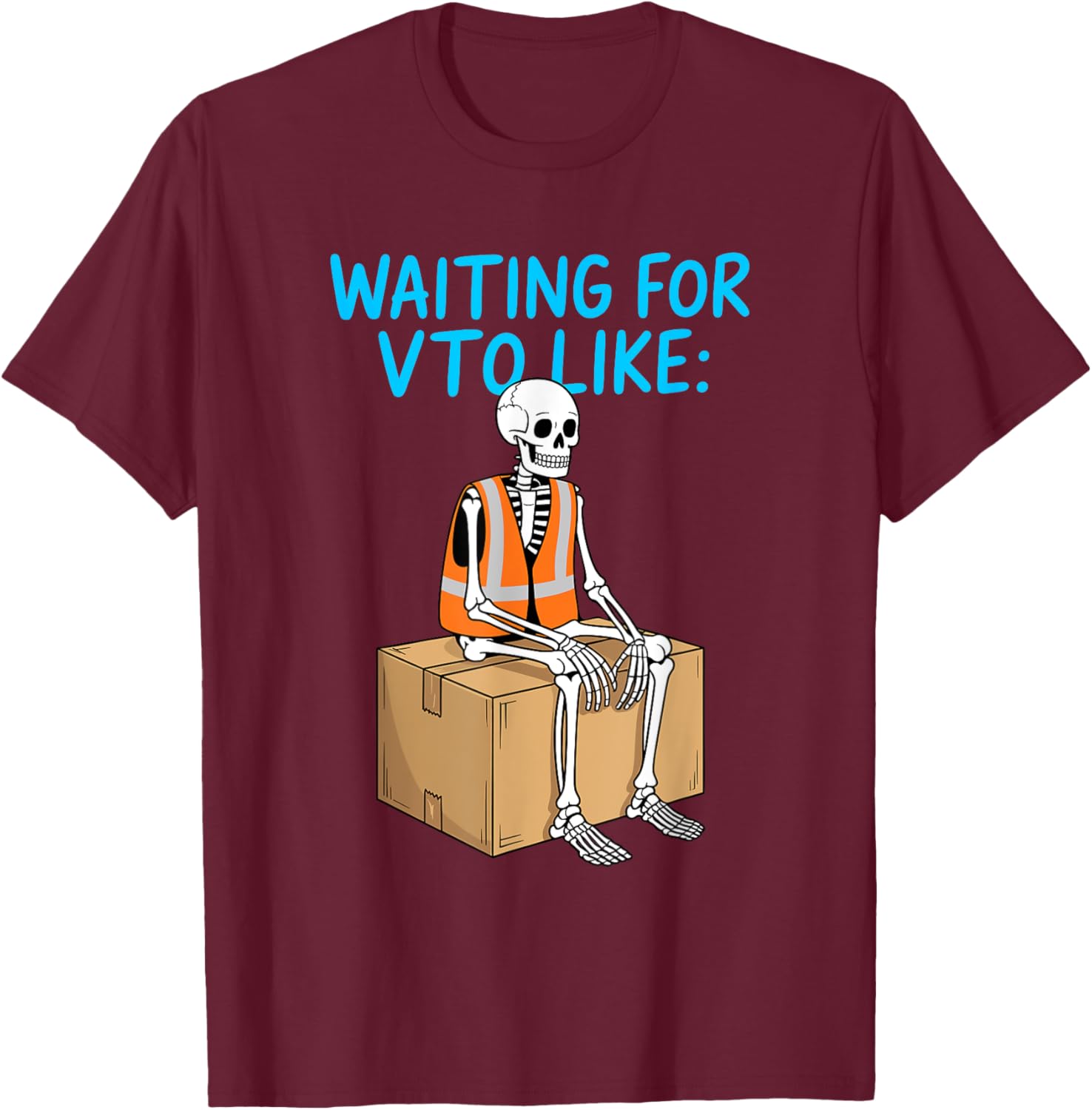 VTO Coworker Associate Skeleton T-Shirt for Fun Office Vibes - 12