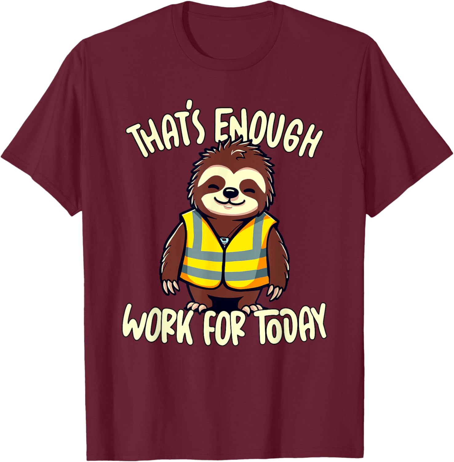 Sloth Lazy Coworker T-Shirt Perfect for a Relaxed Workday Vibes - 26