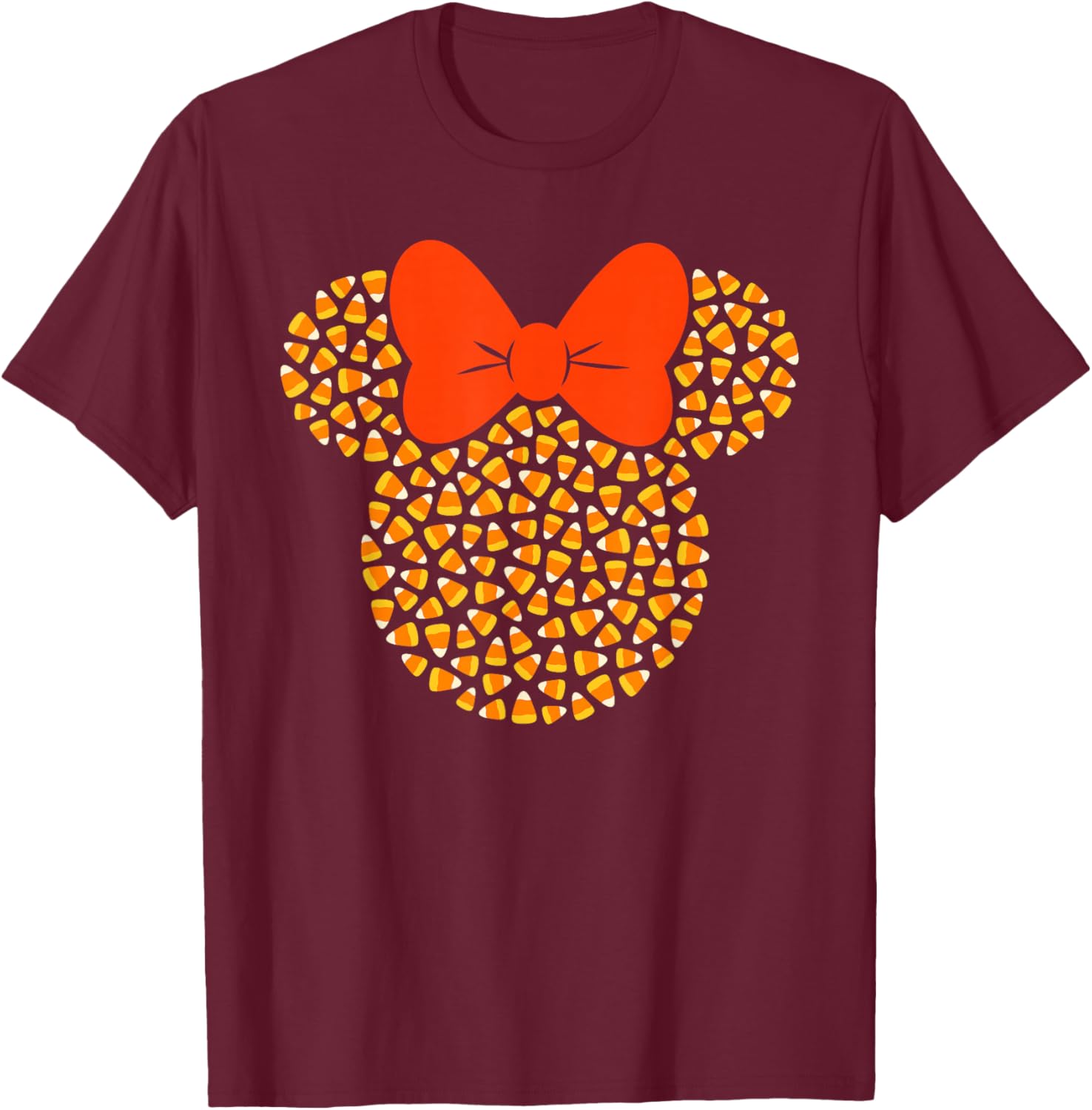 Disney Minnie Mouse Candy Corn Halloween T-Shirt for Fun Fall Celebrations - 24