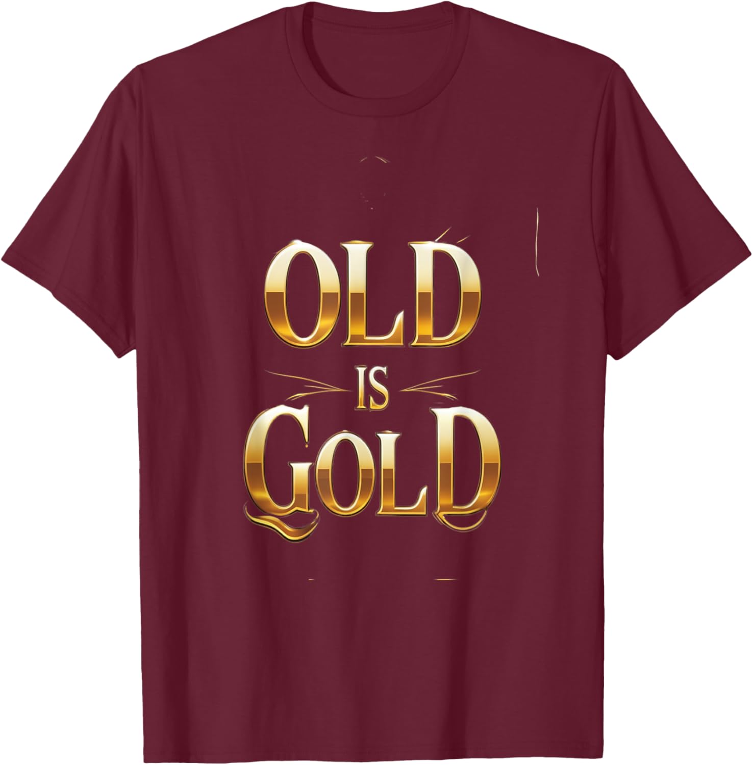 Vintage Vibes 2025 Novelty T-Shirt Old is Gold Classic Style - 9
