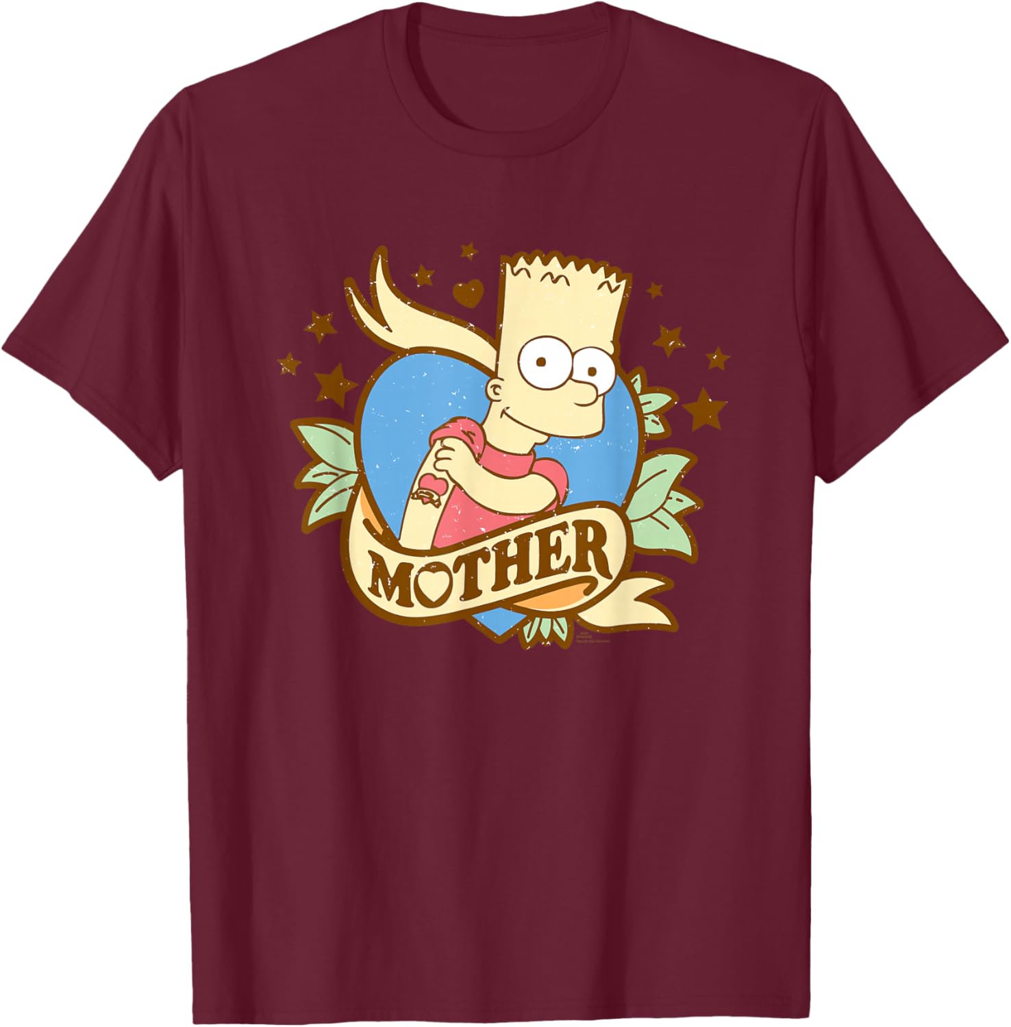 Retro Bart Simpson Mother's Day T-Shirt Gift for Moms and Fans - 26