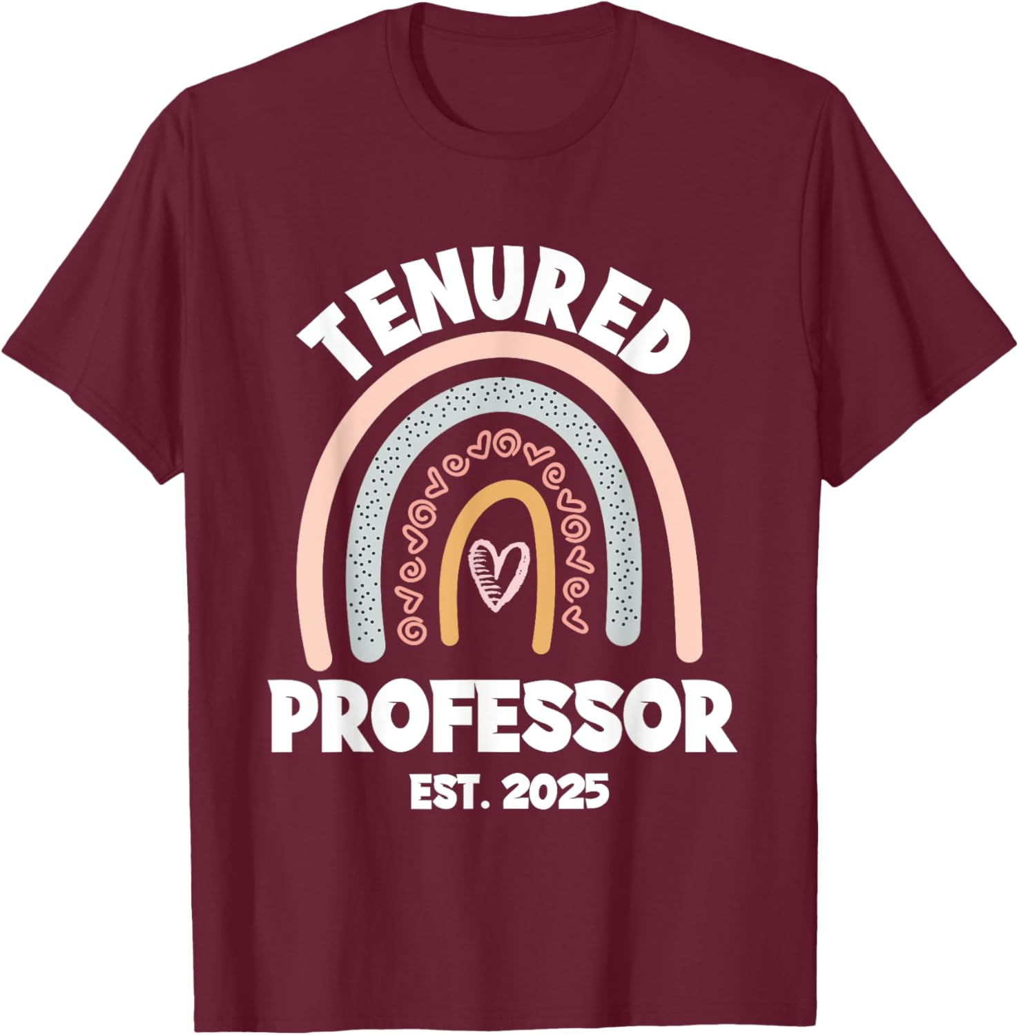 Tenured Professor 2025 Women in Academia T-Shirt for Educators - 9