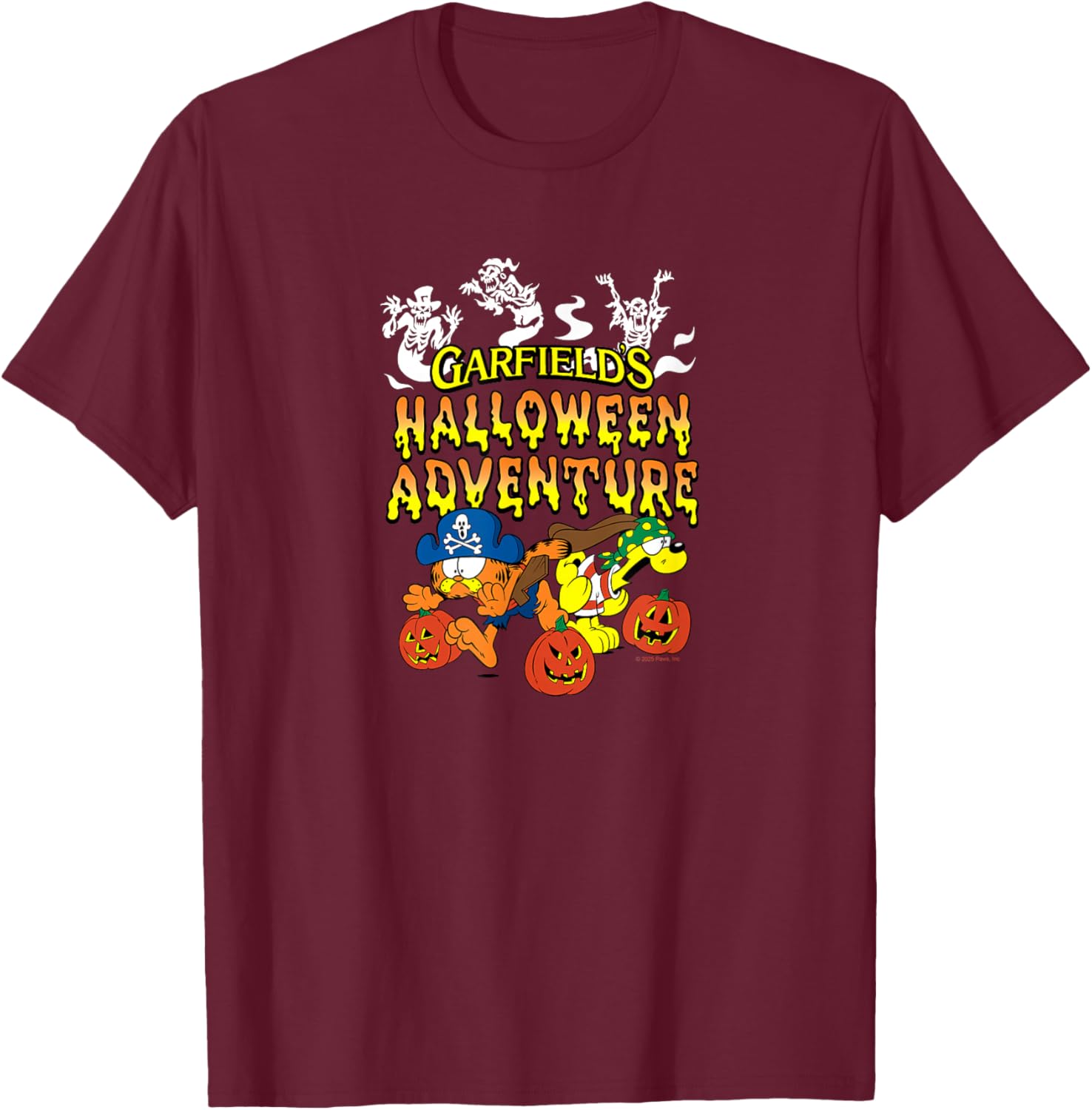 Garfield Halloween Adventure T-Shirt for Fun and Festive Style - 8