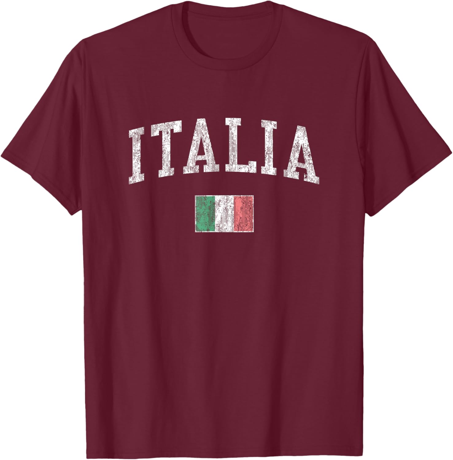 Vintage Italy T-Shirt with Italian Flag for Sports Fans and Travelers - 2