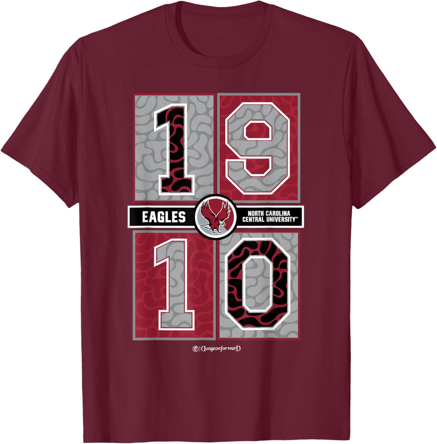North Carolina Central University NCCU Concrete Date HBCU T-Shirt Design - 8
