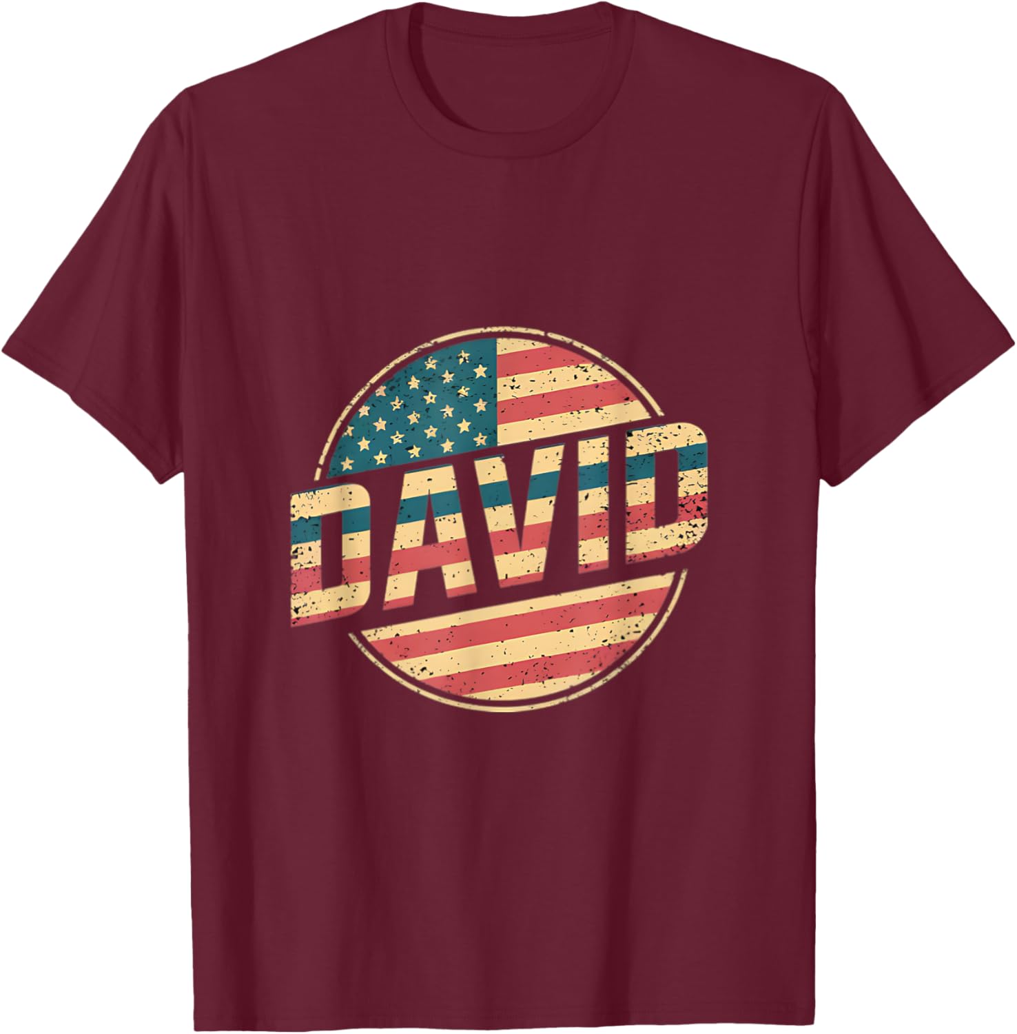 Personalized DAVID USA Flag T-Shirt for Proud Patriots and Fans - 8