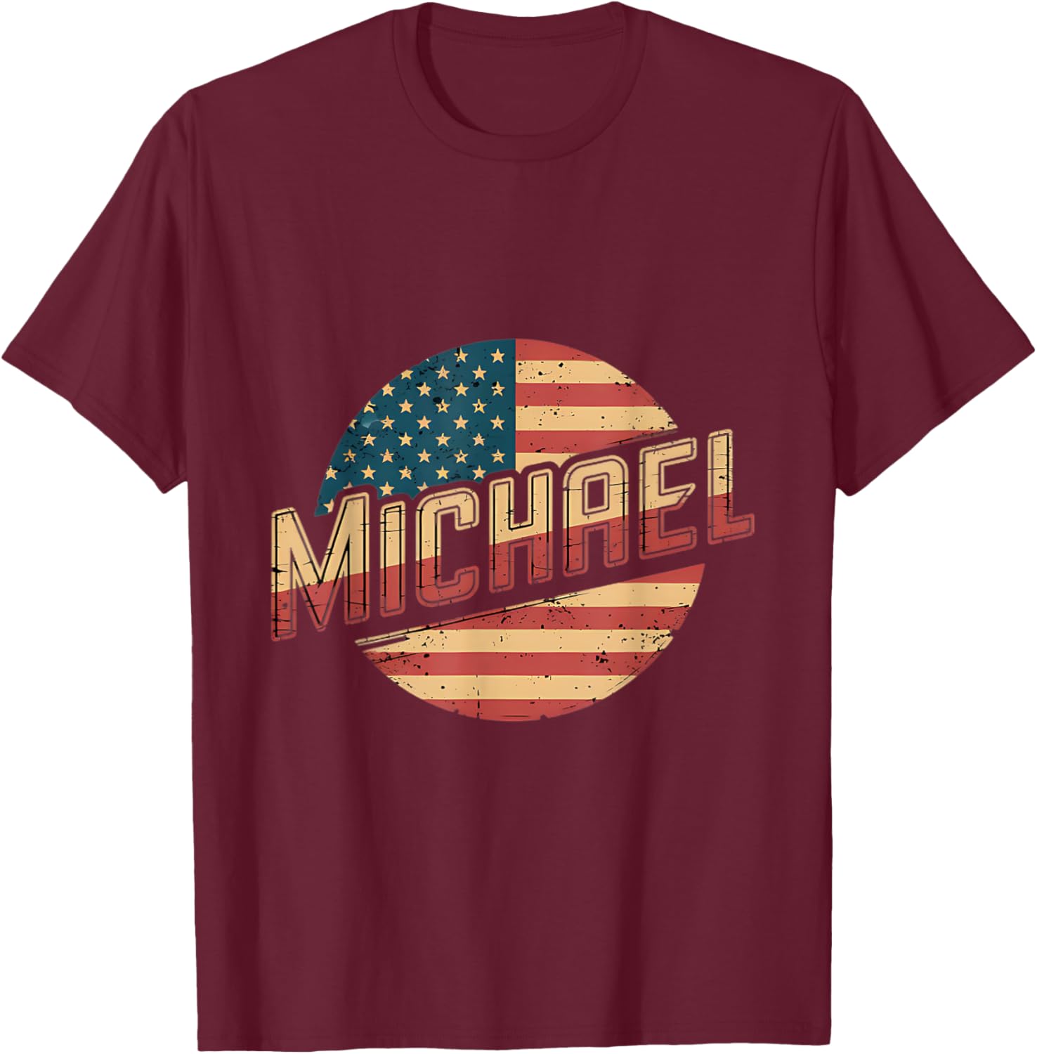 Personalized Michael USA Flag Patriot T-Shirt for Proud Americans - 12
