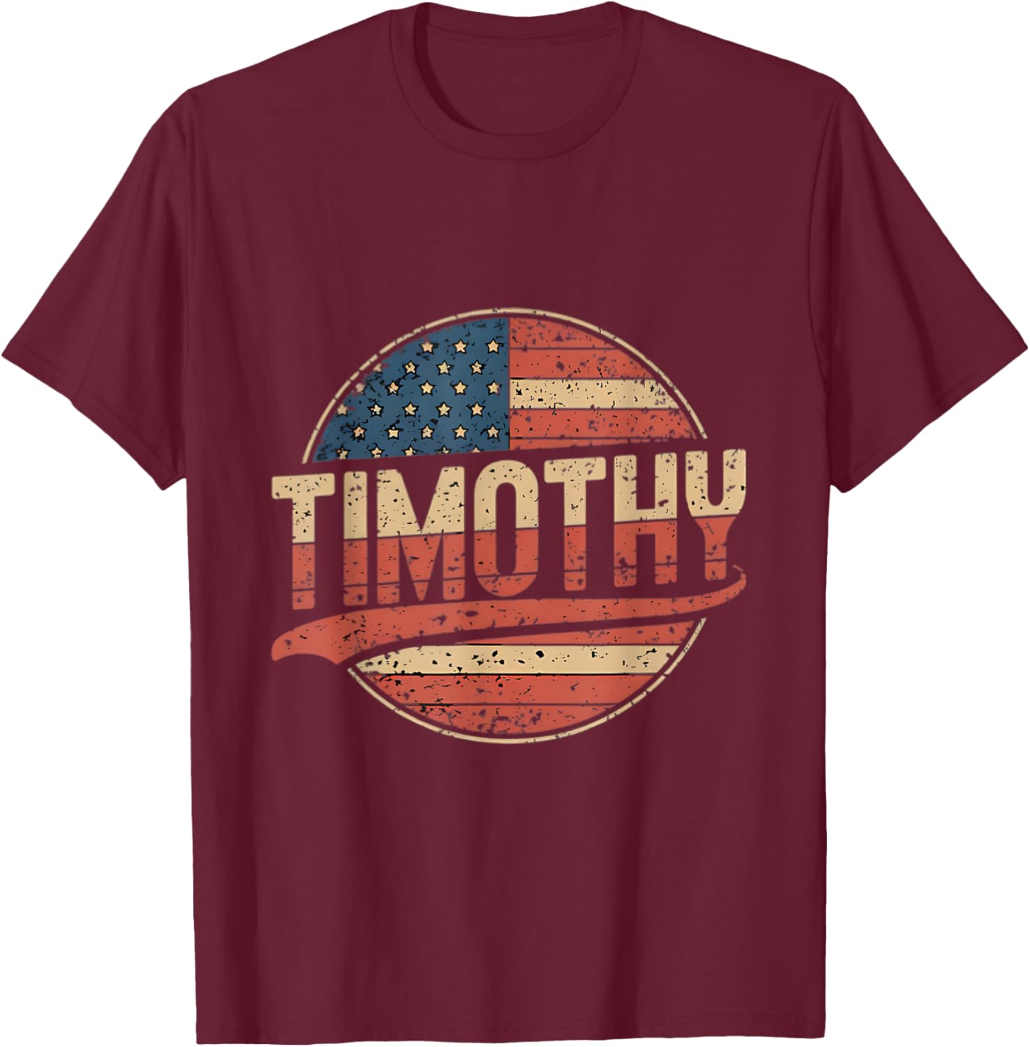 Timothy USA Flag Personalized T-Shirt for Proud Patriots - 8