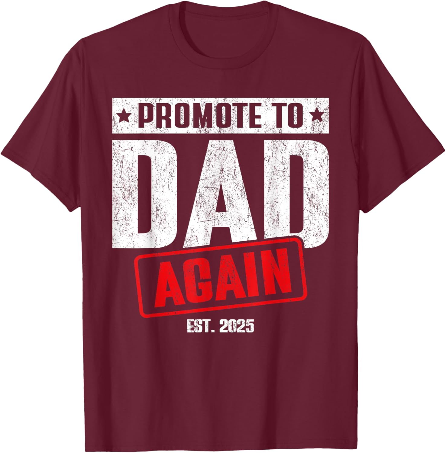 Vintage Retro Dad 2025 T-Shirt for Men - Perfect Gift for New Dads - 4