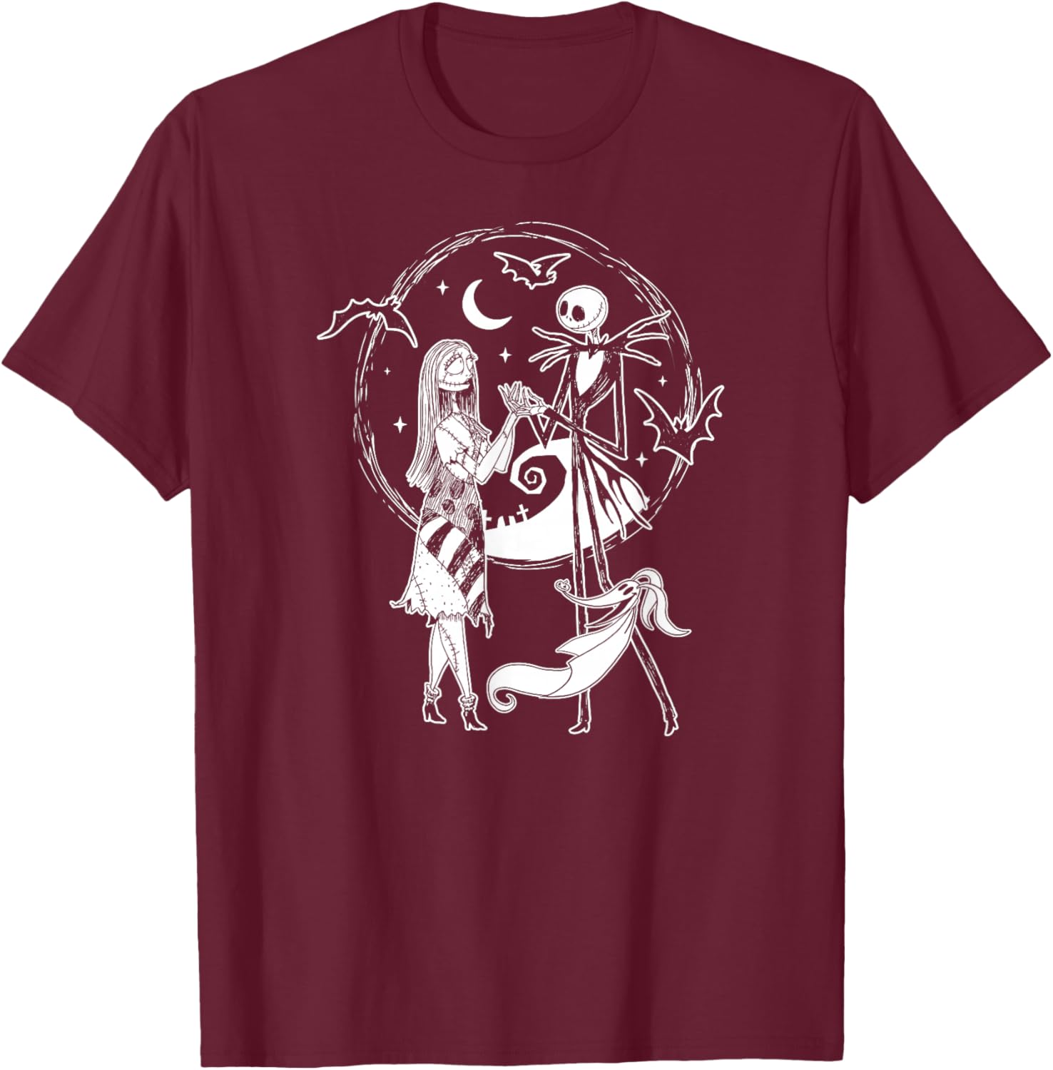 Jack Skellington Sally Zero T-Shirt for Nightmare Before Christmas Fans - 9