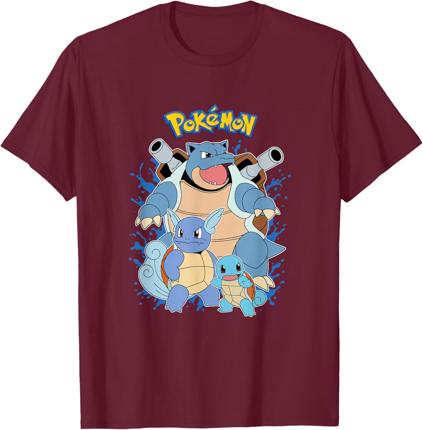 Squirtle Evolution T-Shirt for Pokémon Fans - Fun Graphic Tee Design - 6