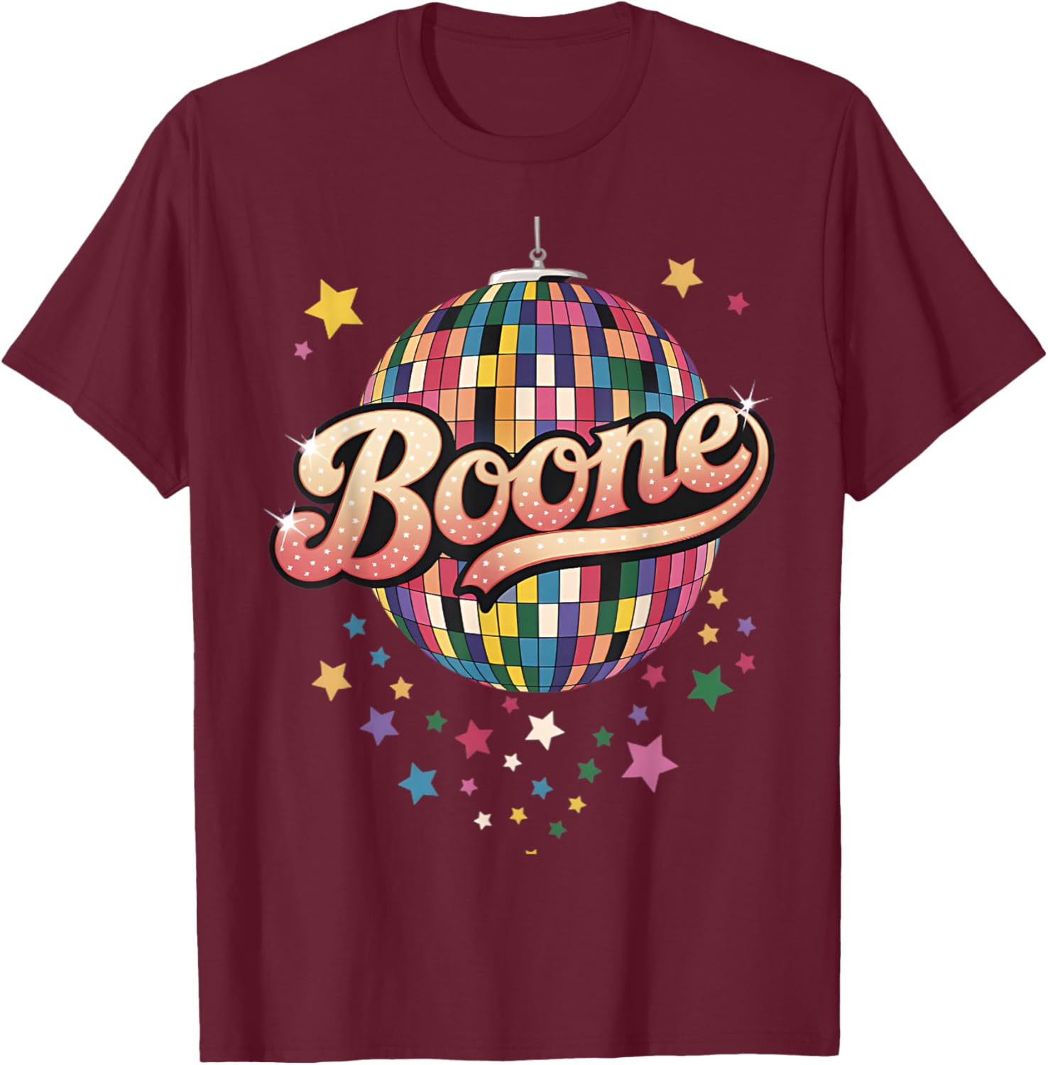 Personalized Girl Retro Boone Heart T-Shirt for Stylish Kids Outfit - 6