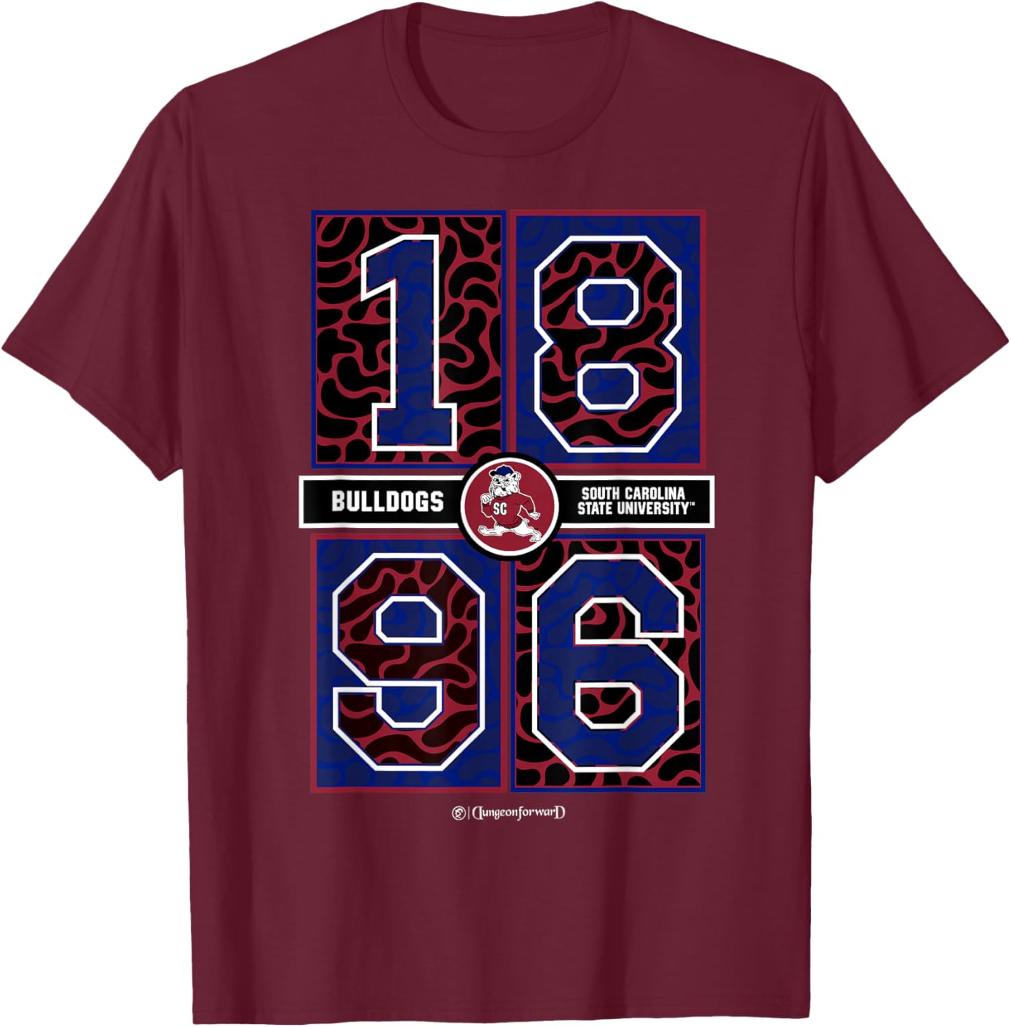 South Carolina State University Bulldogs Concrete Date T-Shirt for Fans - 8