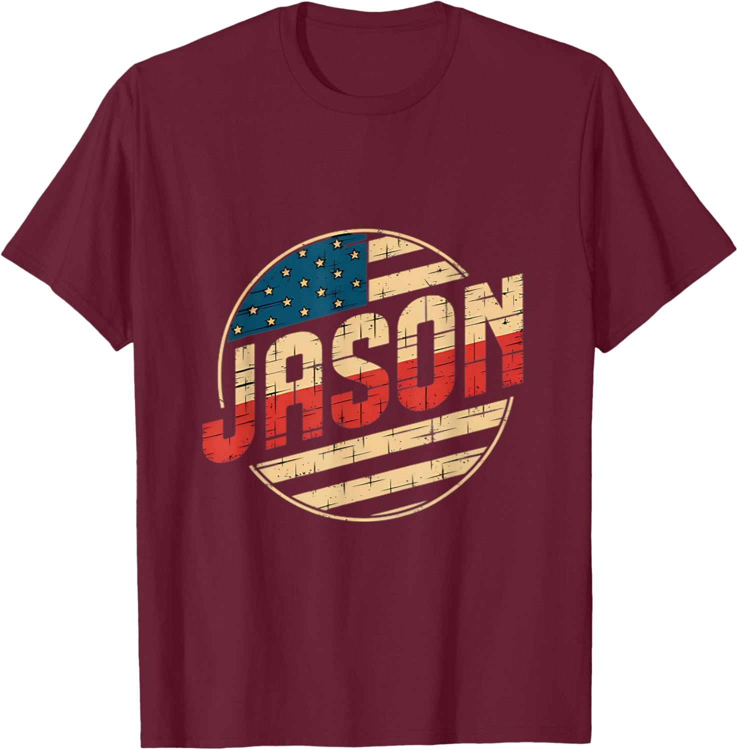 Personalized USA Flag Patriot T-Shirt for JASON - Unique Gift Idea - 11