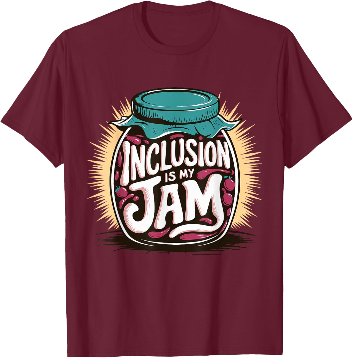 Inclusion Is My Jam T-Shirt for Special Ed SPED Teachers - Fun Apparel - 8
