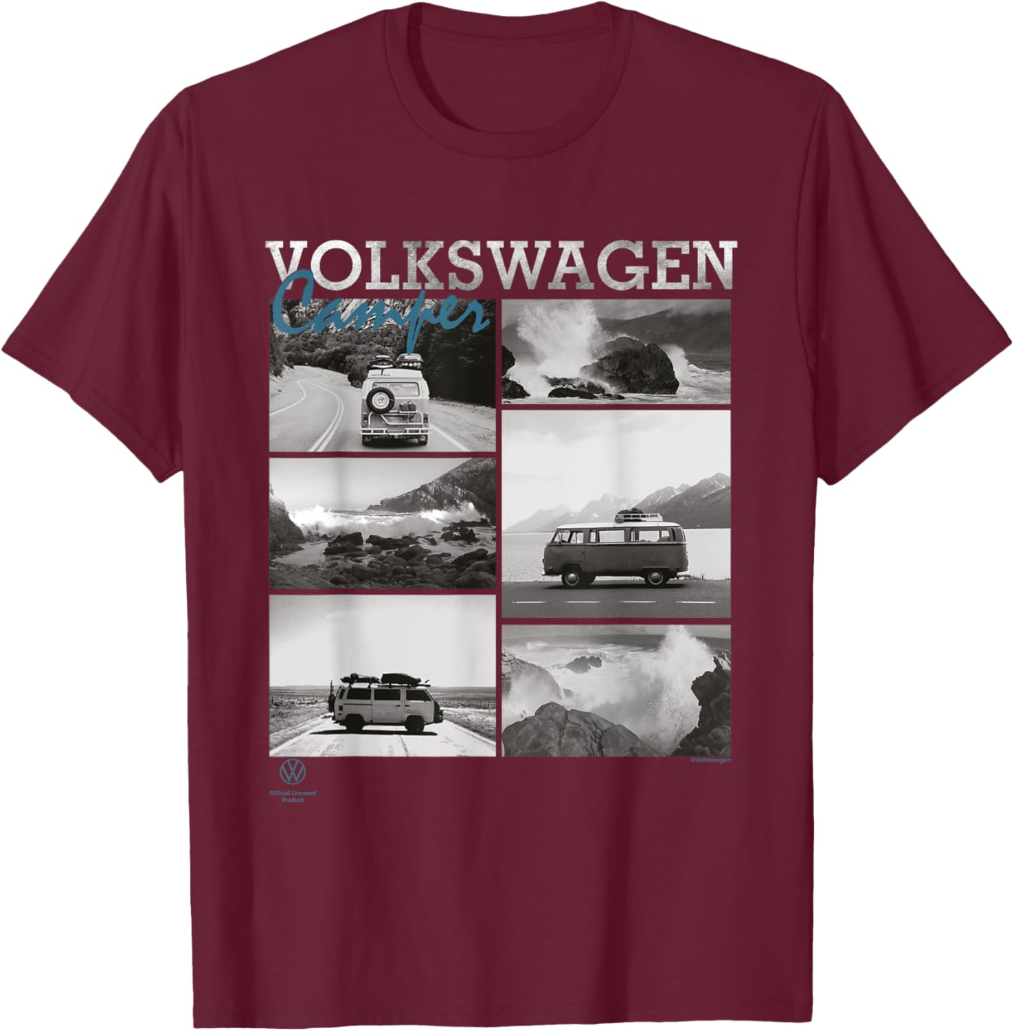 Vintage Volkswagen Camper Adventure T-Shirt for Travel Lovers - 4
