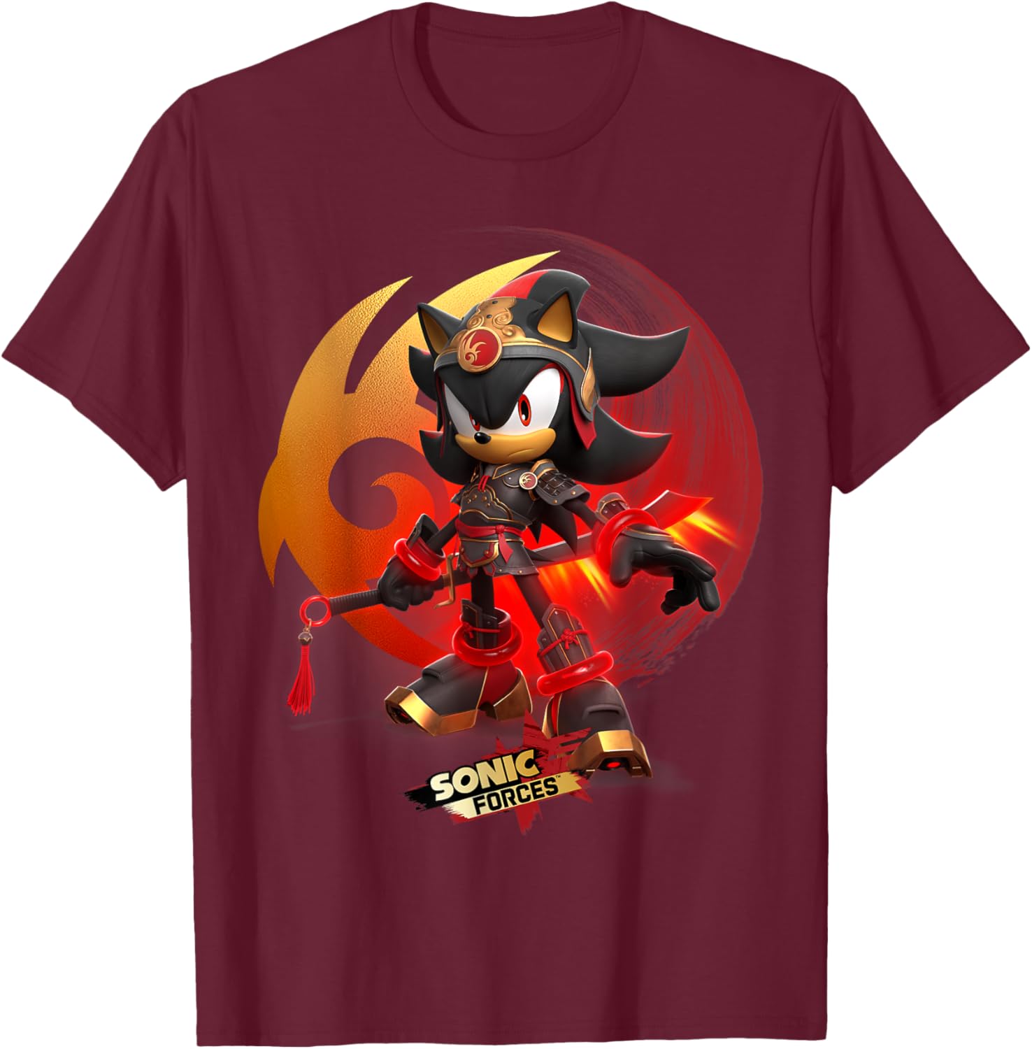 Sonic Forces Warrior Shadow T-Shirt for Fans of Sonic Adventures - 19