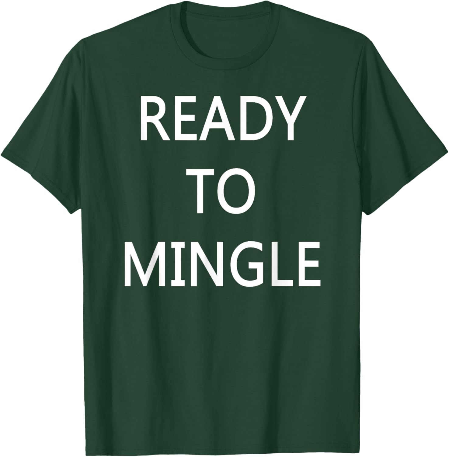Ready to Mingle Single Status T-Shirt for Fun Lovers and Friends - 25