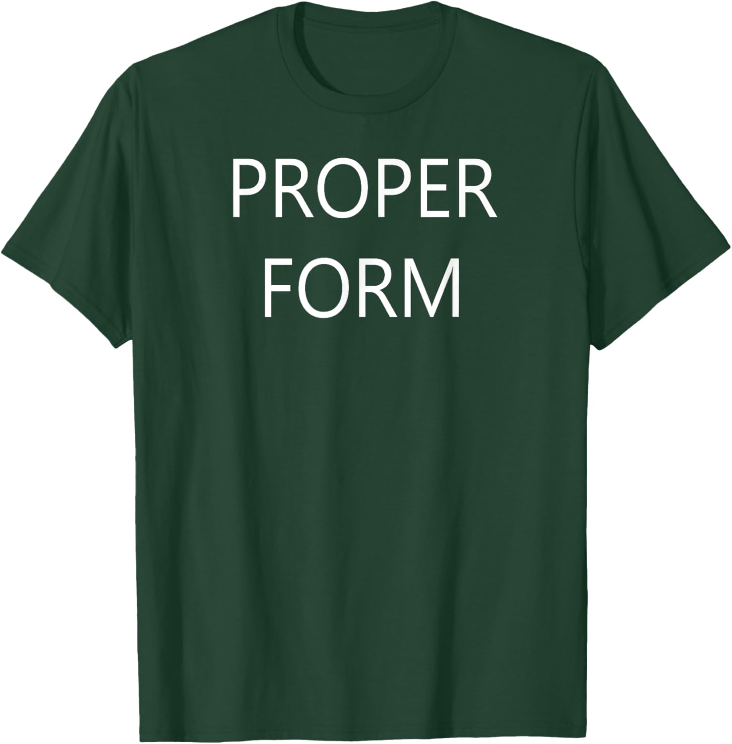 Proper Form T-Shirt for Comfort and Style in Clothing and Footwear - 15