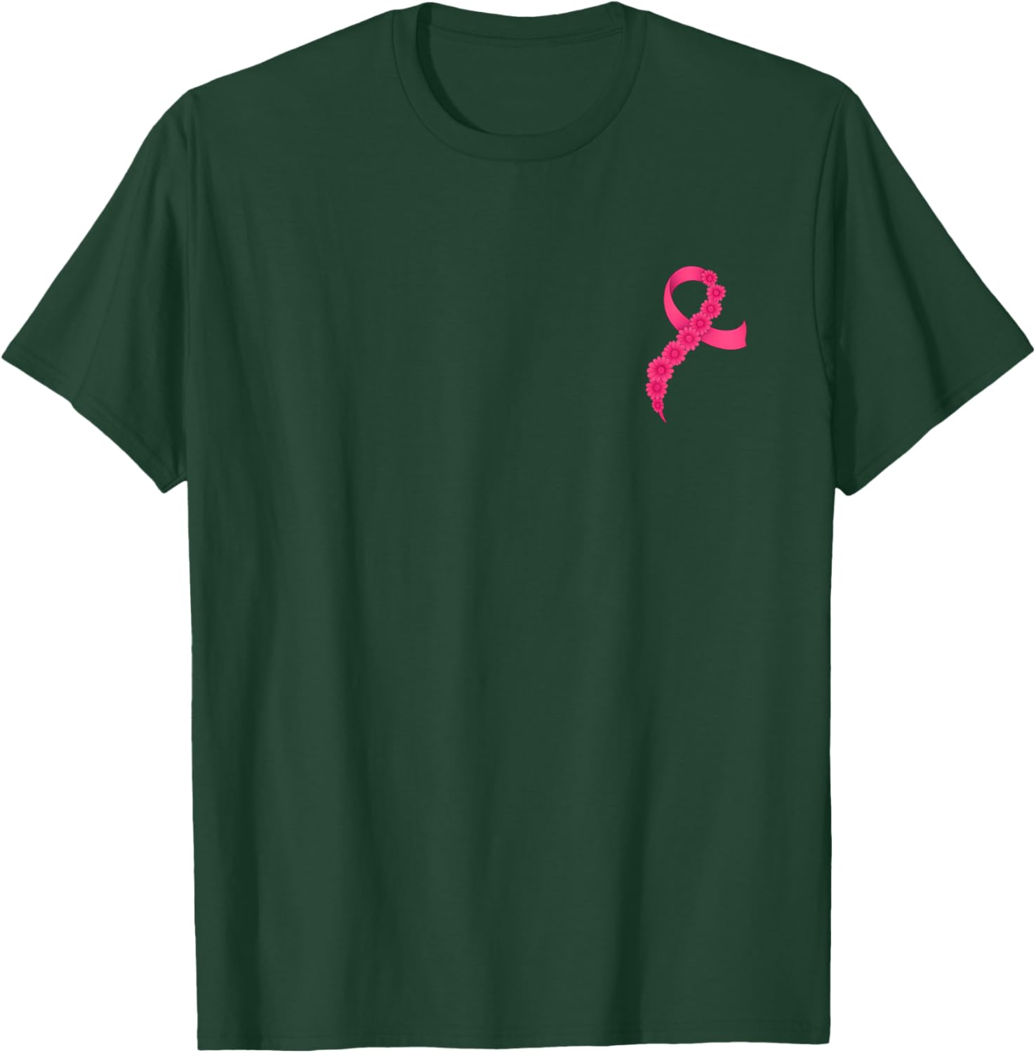 Support Breast Cancer Awareness with Pink Ribbon T-Shirt for Men and Women - 22