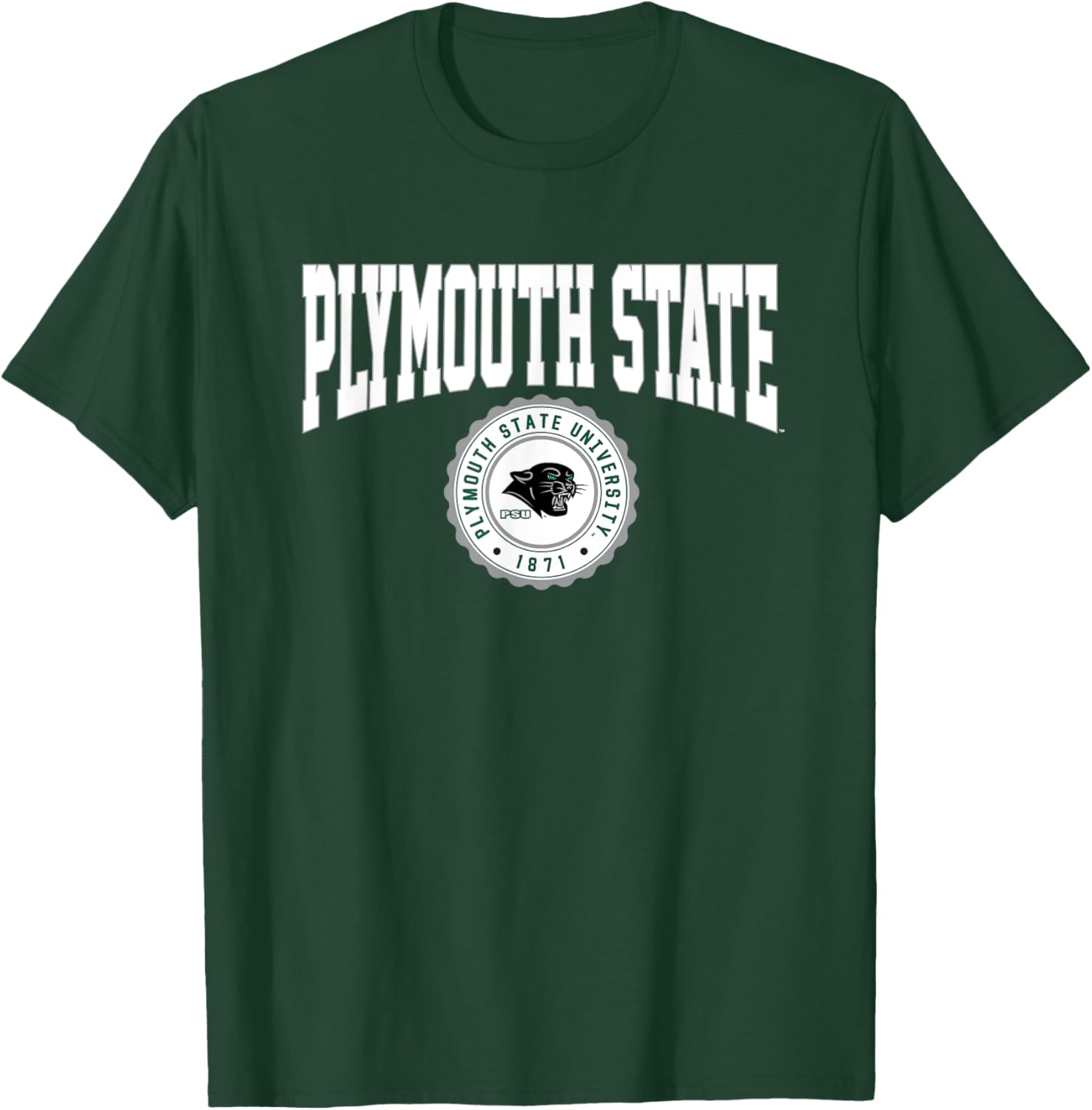 Plymouth State University Panthers Collegiate Seal T-Shirt for Fans - 1