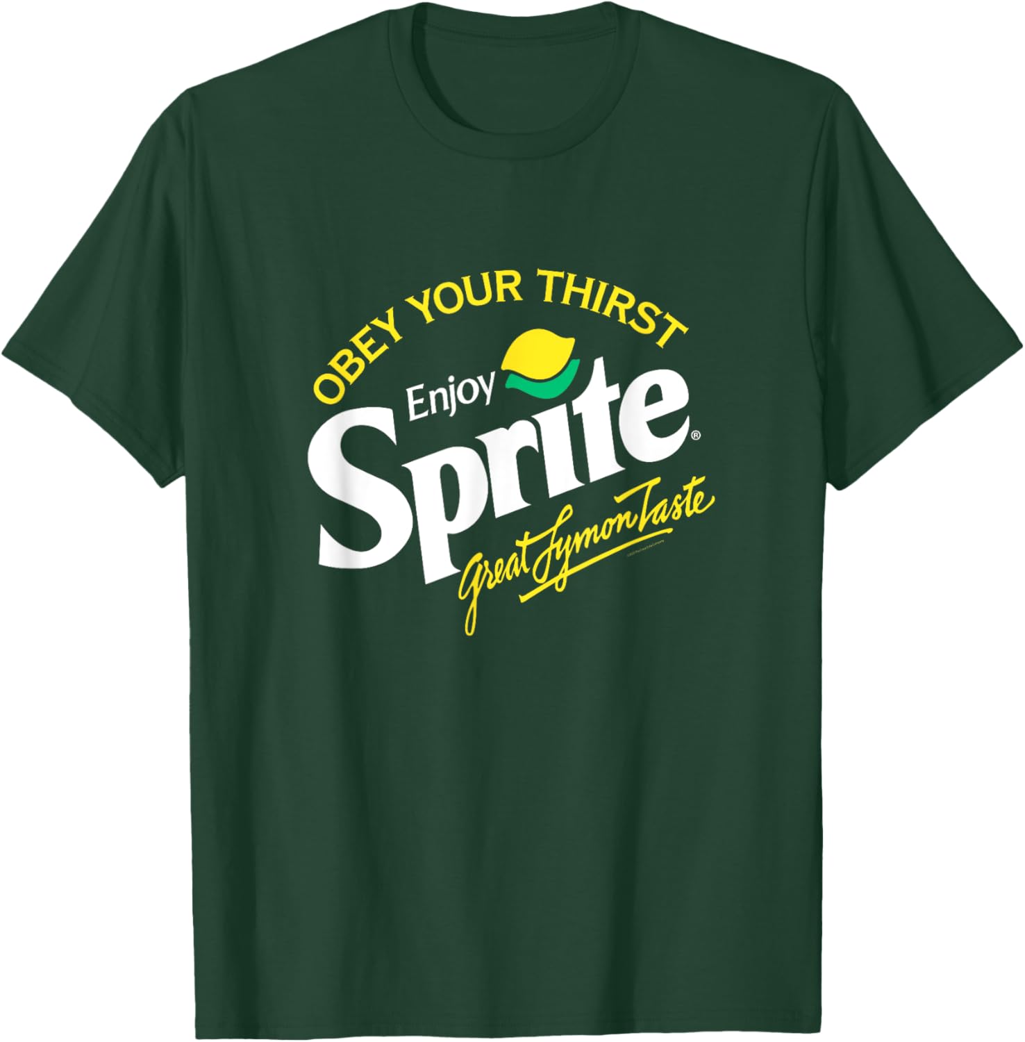 Sprite Obey Your Thirst Classic Logo T-Shirt for Stylish Comfort - 8