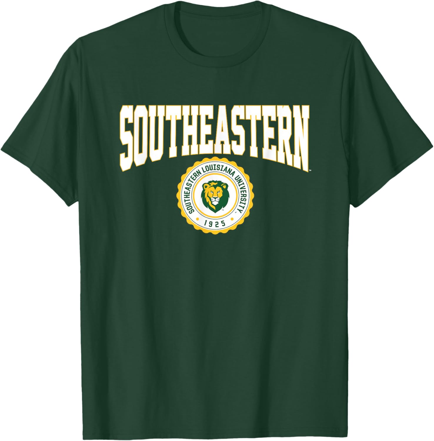 Southeastern Louisiana University Lions Collegiate Seal T-Shirt, Sports Gear - 1