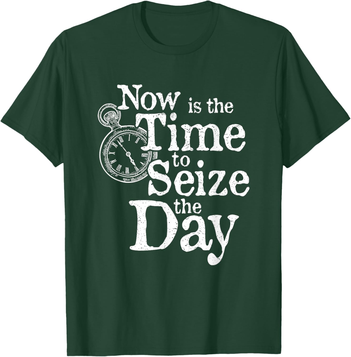 Seize the Day Motivational Quote T-Shirt for Back to School Fun - 18