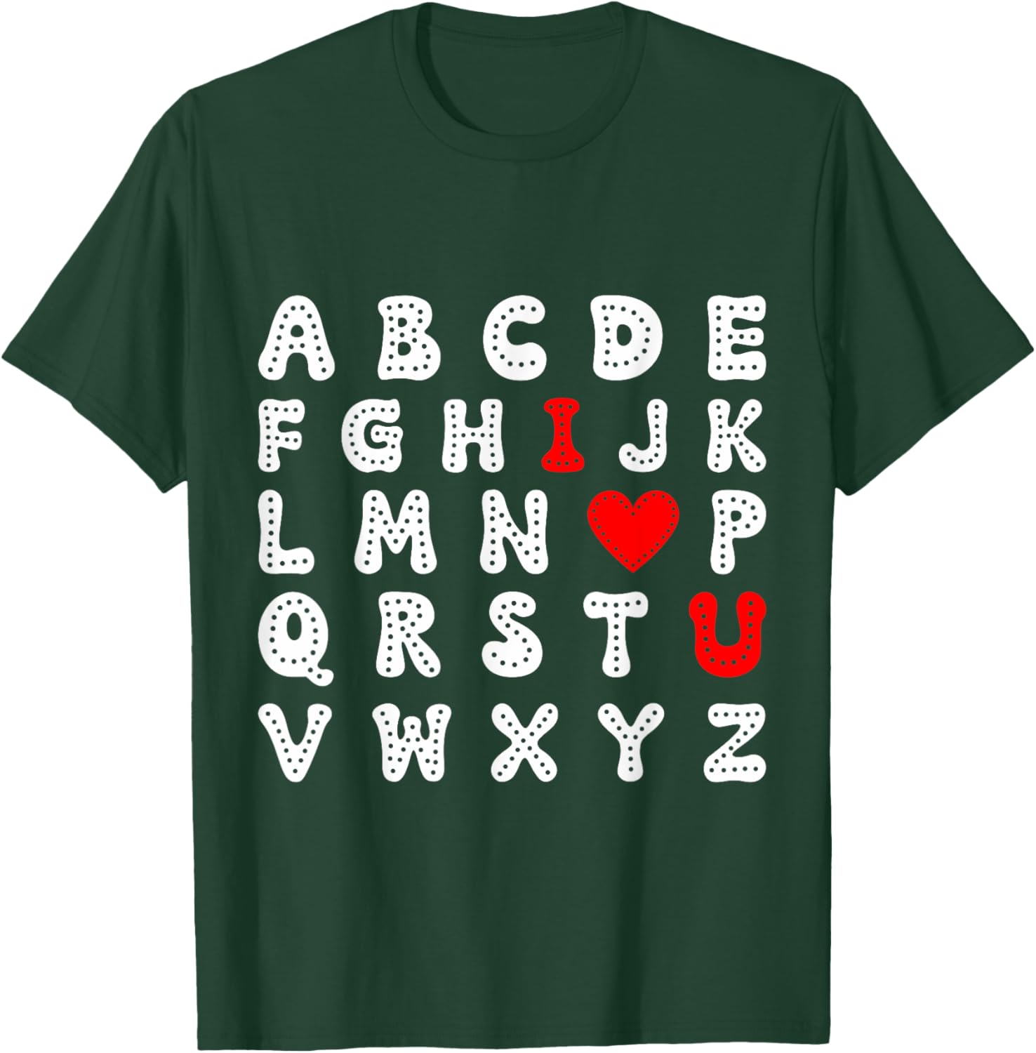 Valentine's Day ABC I Love You Toddler Boy T-Shirt for Kids - 3