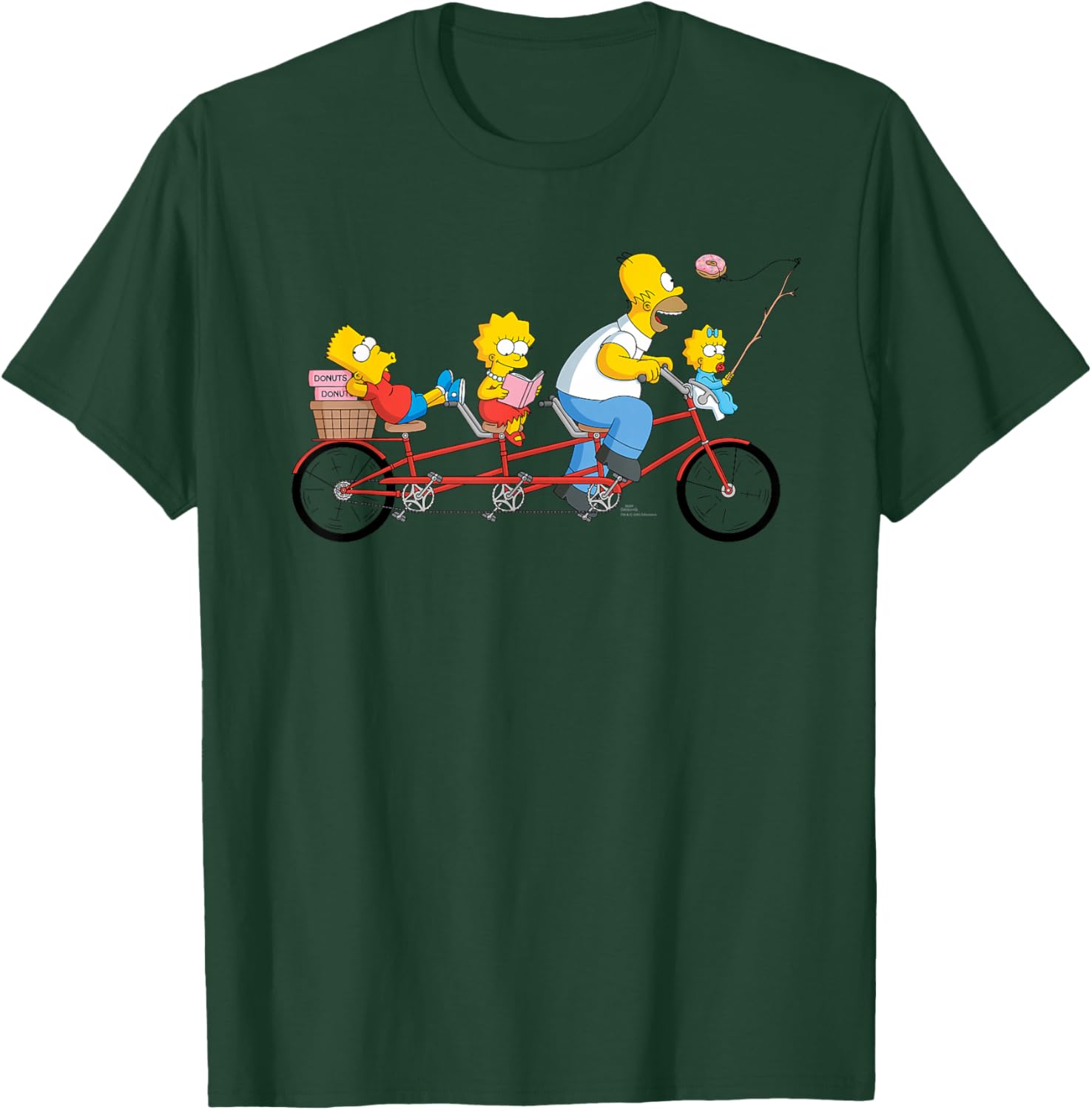 The Simpsons Father's Day Homer Kids Bike Ride T-Shirt for Dad - 8