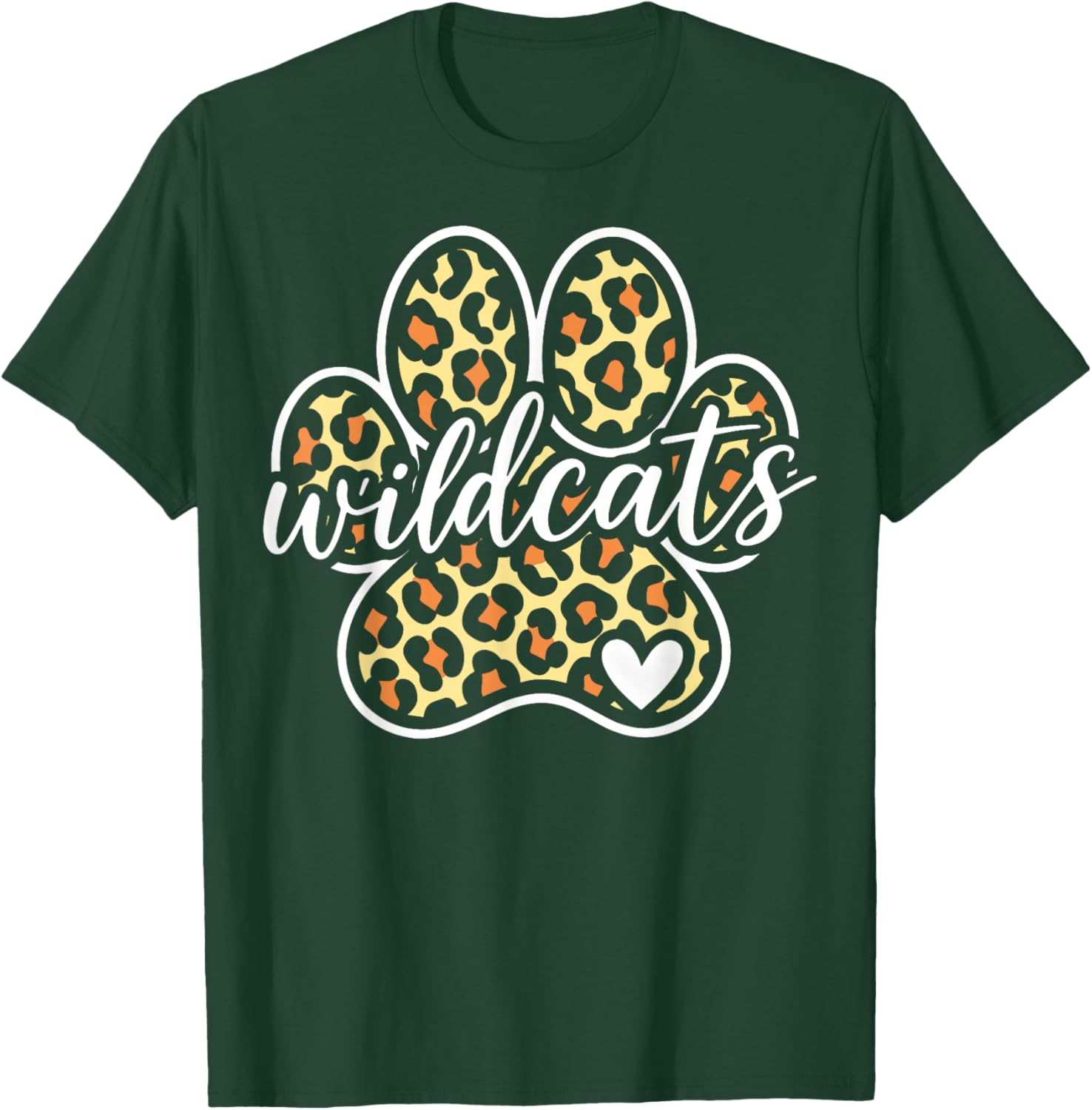 Wildcats Heart Vintage T-Shirt for Men, Women, Kids - Cool Graphic Tee - 8