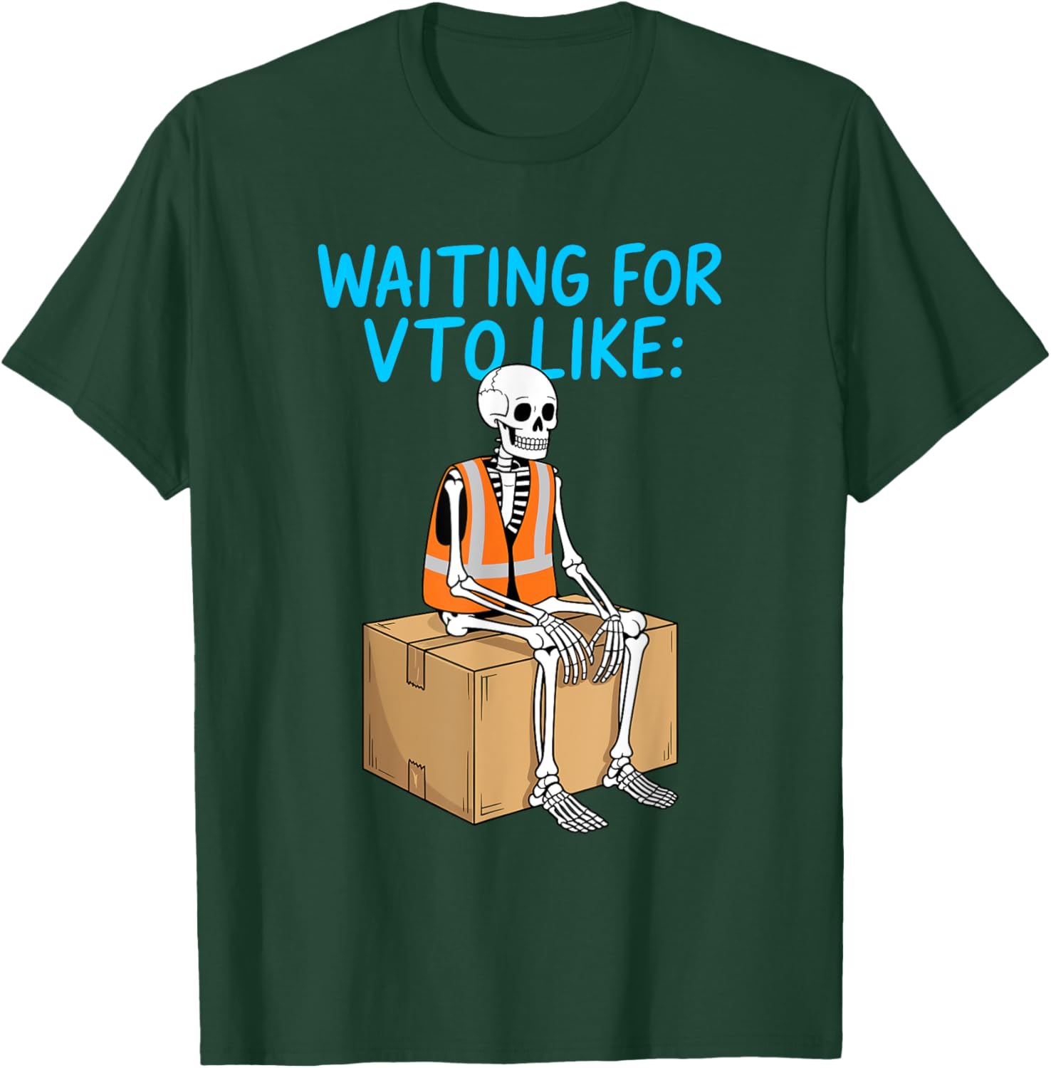 VTO Coworker Associate Skeleton T-Shirt for Fun Office Vibes - 14