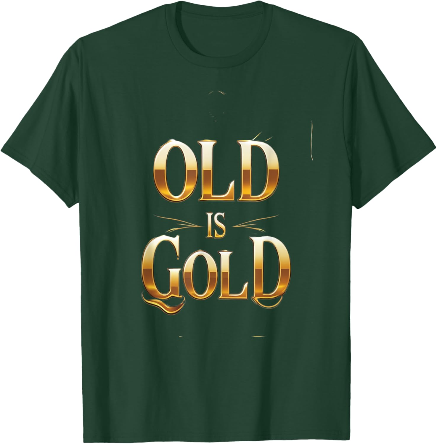 Vintage Vibes 2025 Novelty T-Shirt Old is Gold Classic Style - 1