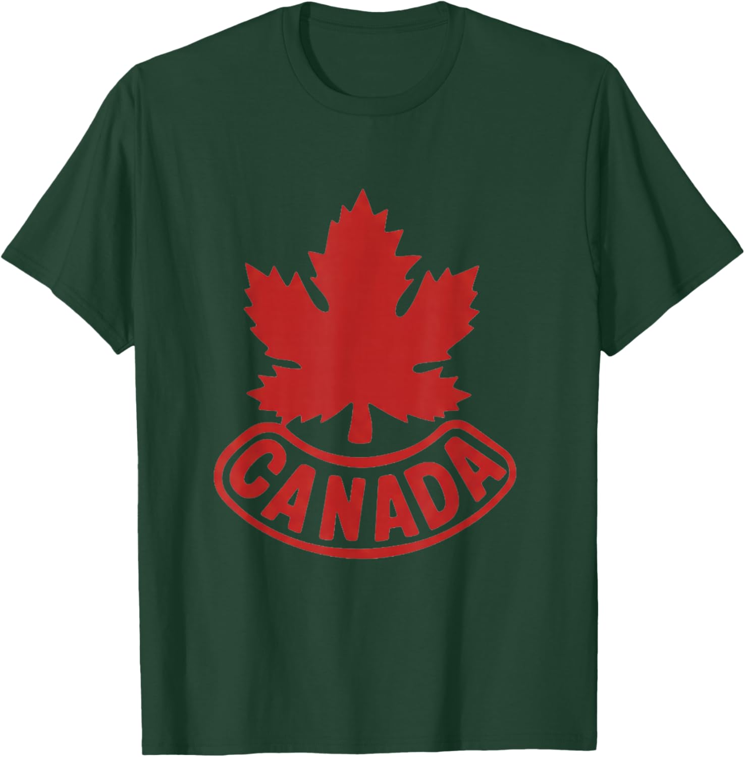 Vintage Maple Leaf Canada T-Shirt for Proud Canadians - Classic Tee - 2