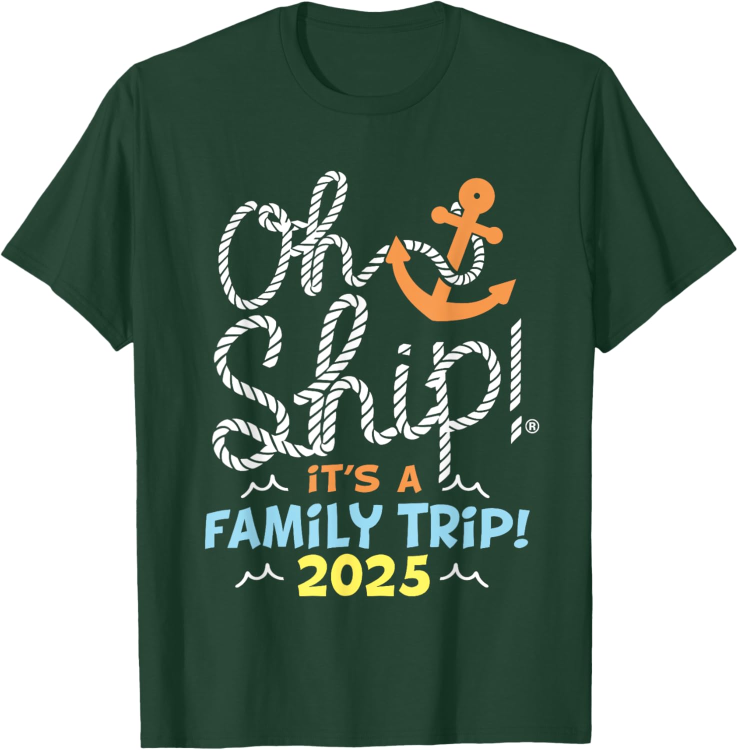 Oh Ship It's a Family Trip 2025 Matching Cruise T-Shirt for All Ages - 5