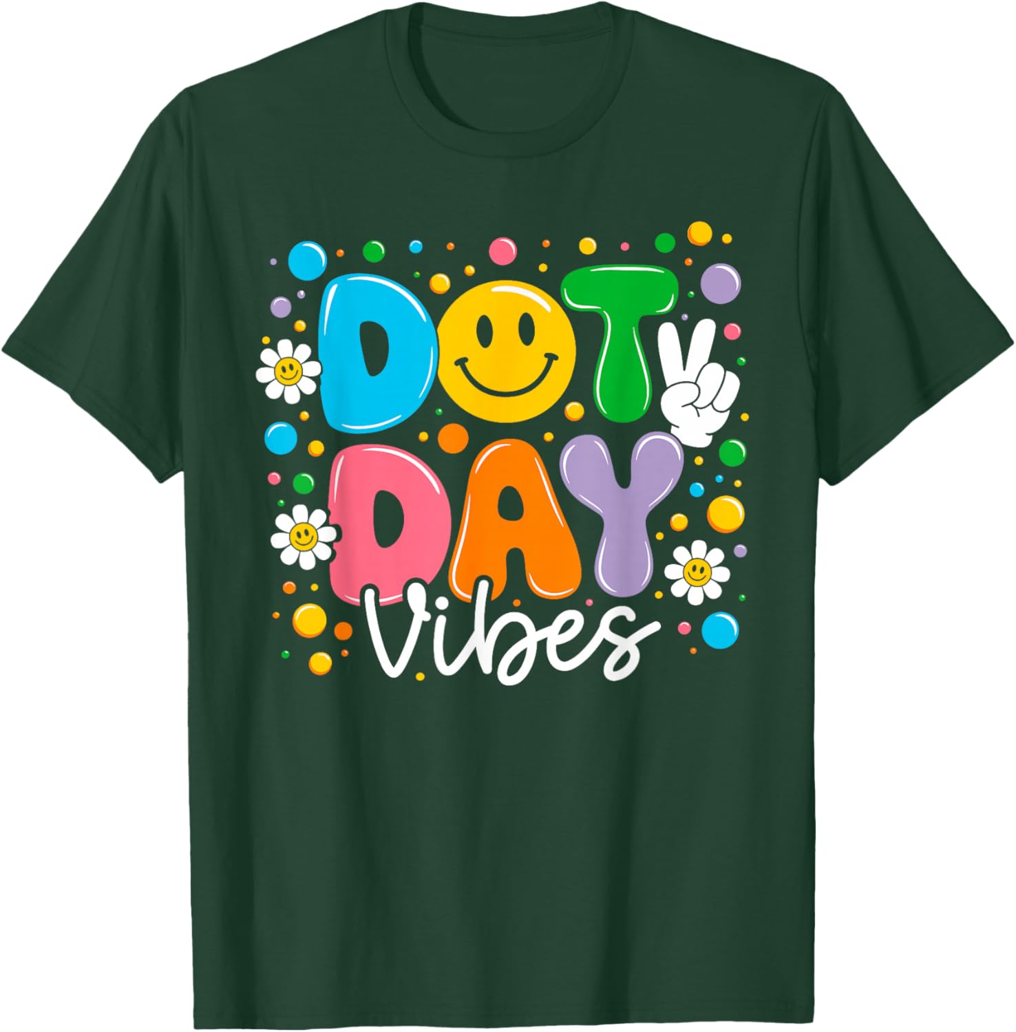 Happy Dot Day 2025 Colorful Polka Dot T-Shirt for Kids and Teachers - 26