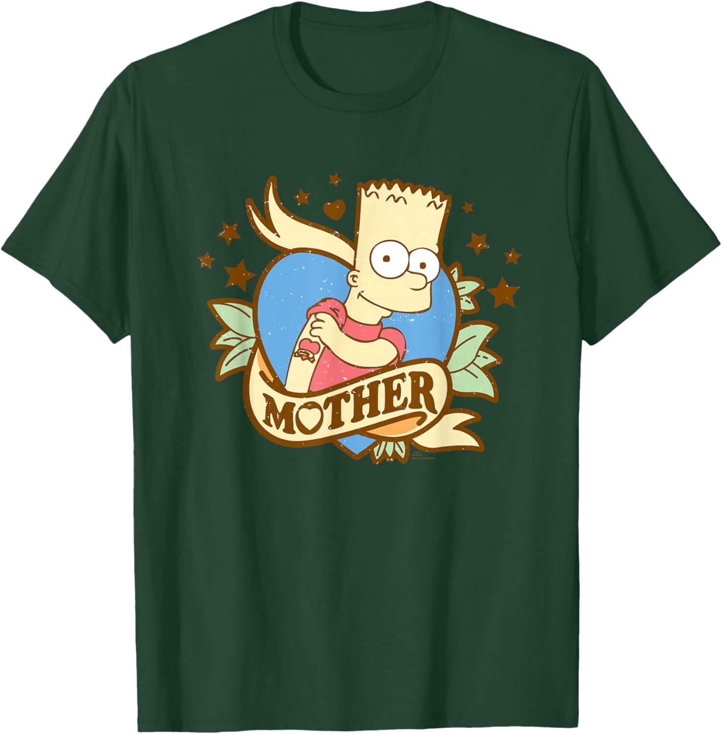 Retro Bart Simpson Mother's Day T-Shirt Gift for Moms and Fans - 13