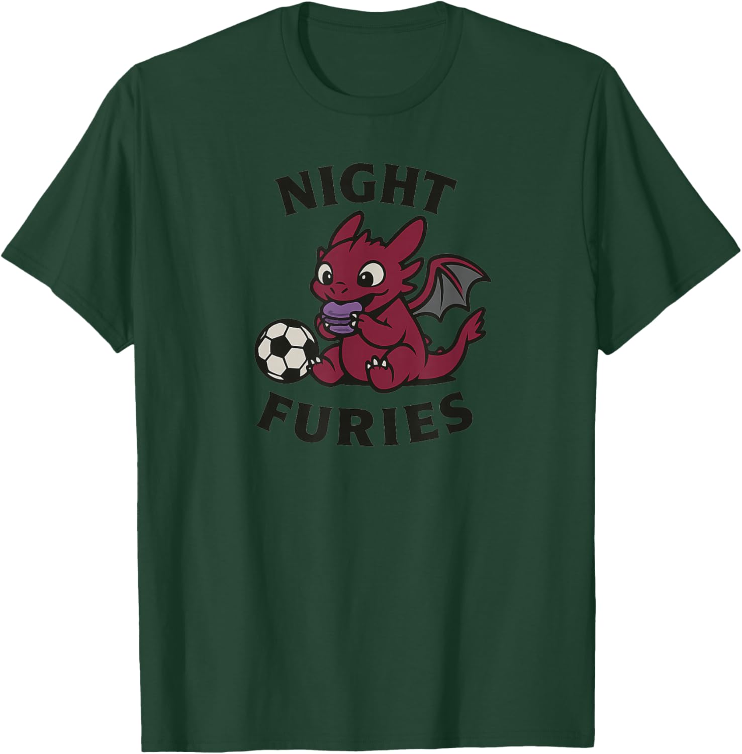 Night Furies Soccer T-Shirt for Fans - Stylish and Comfortable Wear - 1