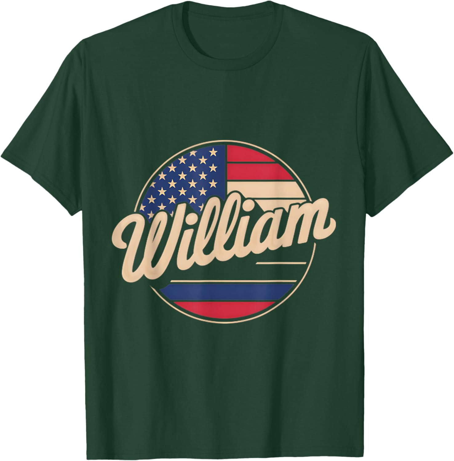 Personalized William USA Flag Patriot T-Shirt for Proud Americans - 8