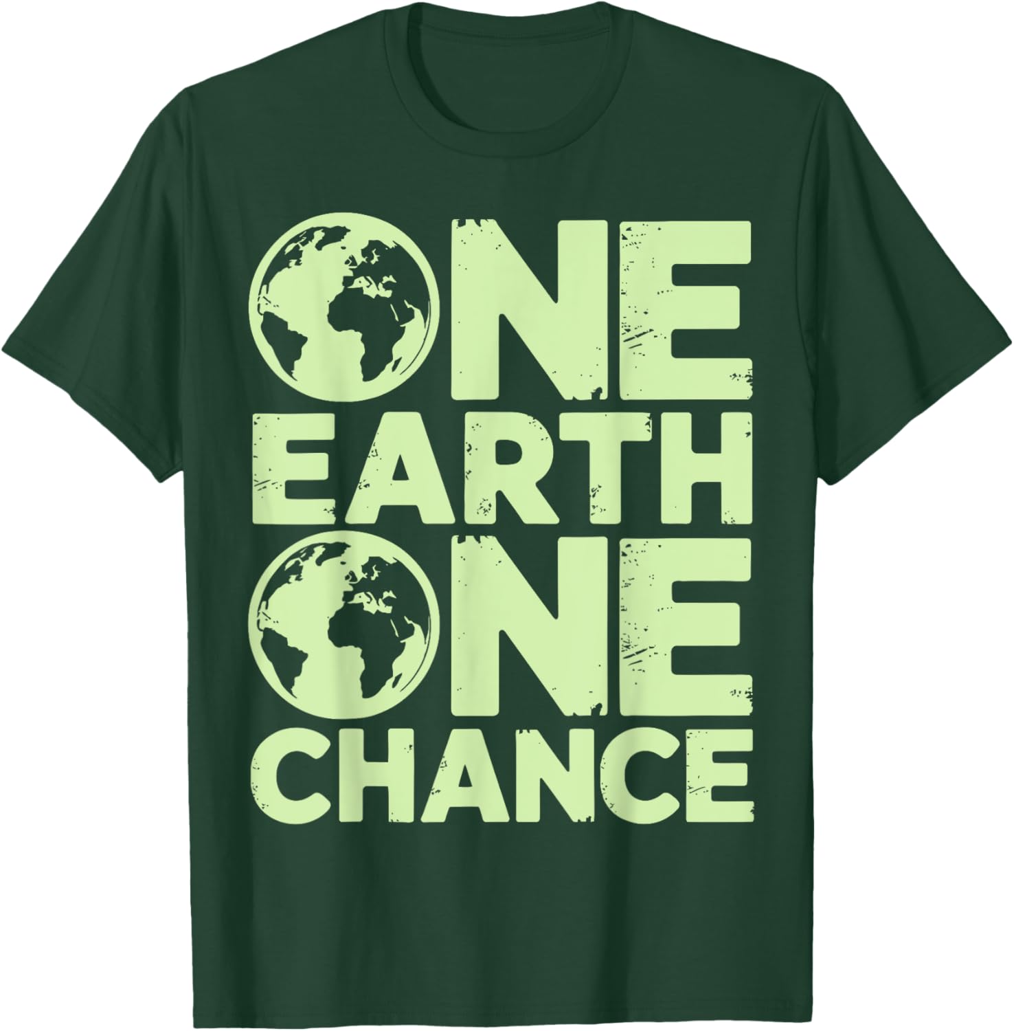 One Earth One Chance Save Earth Day T-Shirt for Eco-Friendly Fun - 7
