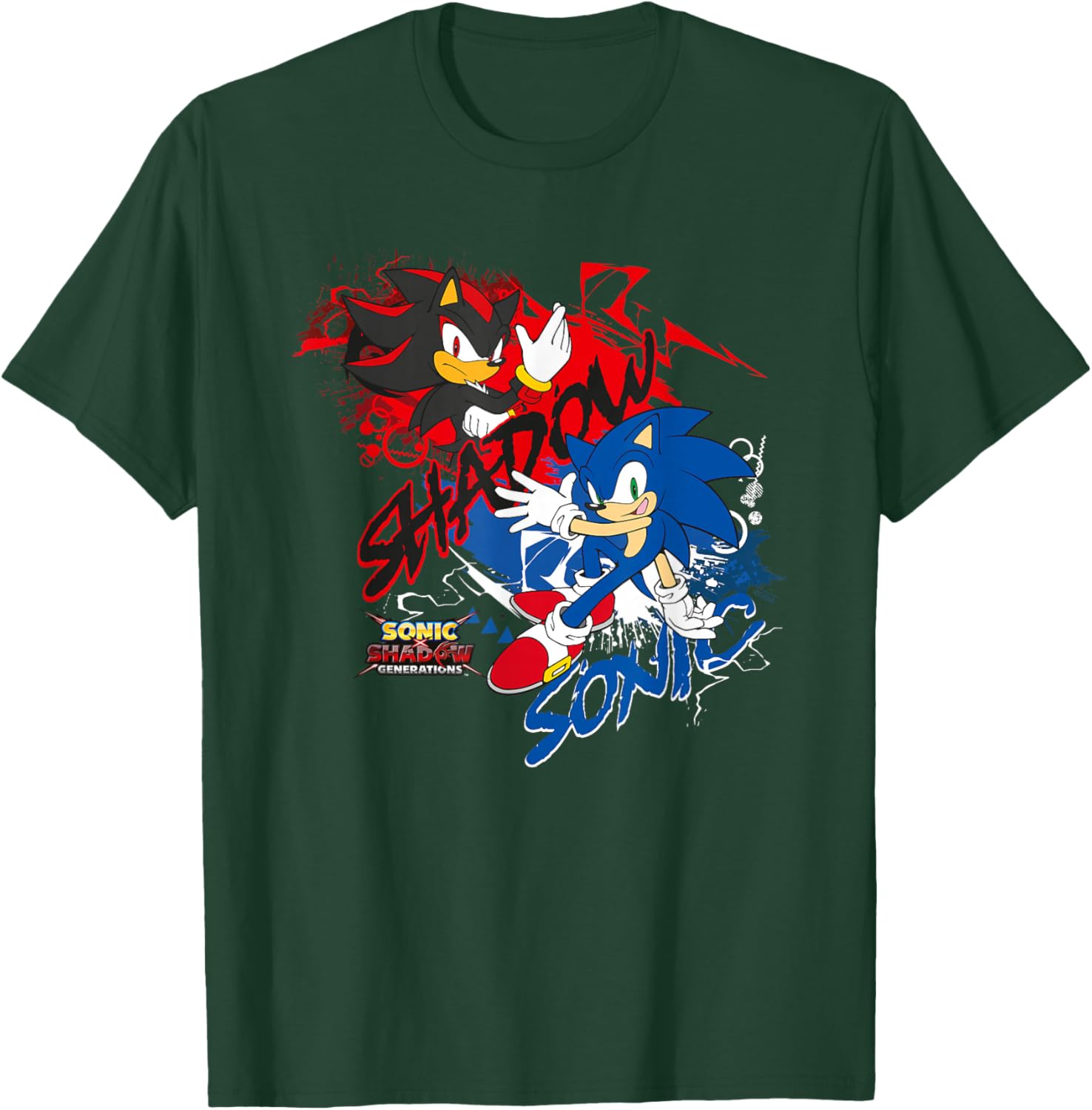 Sonic X Shadow Generations T-Shirt for Fans of Sonic the Hedgehog - 17