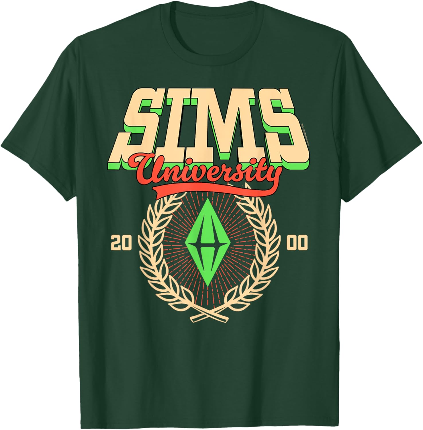 Sims University T-Shirt Est. 2000 Perfect Gift for Fans of The Sims - 1