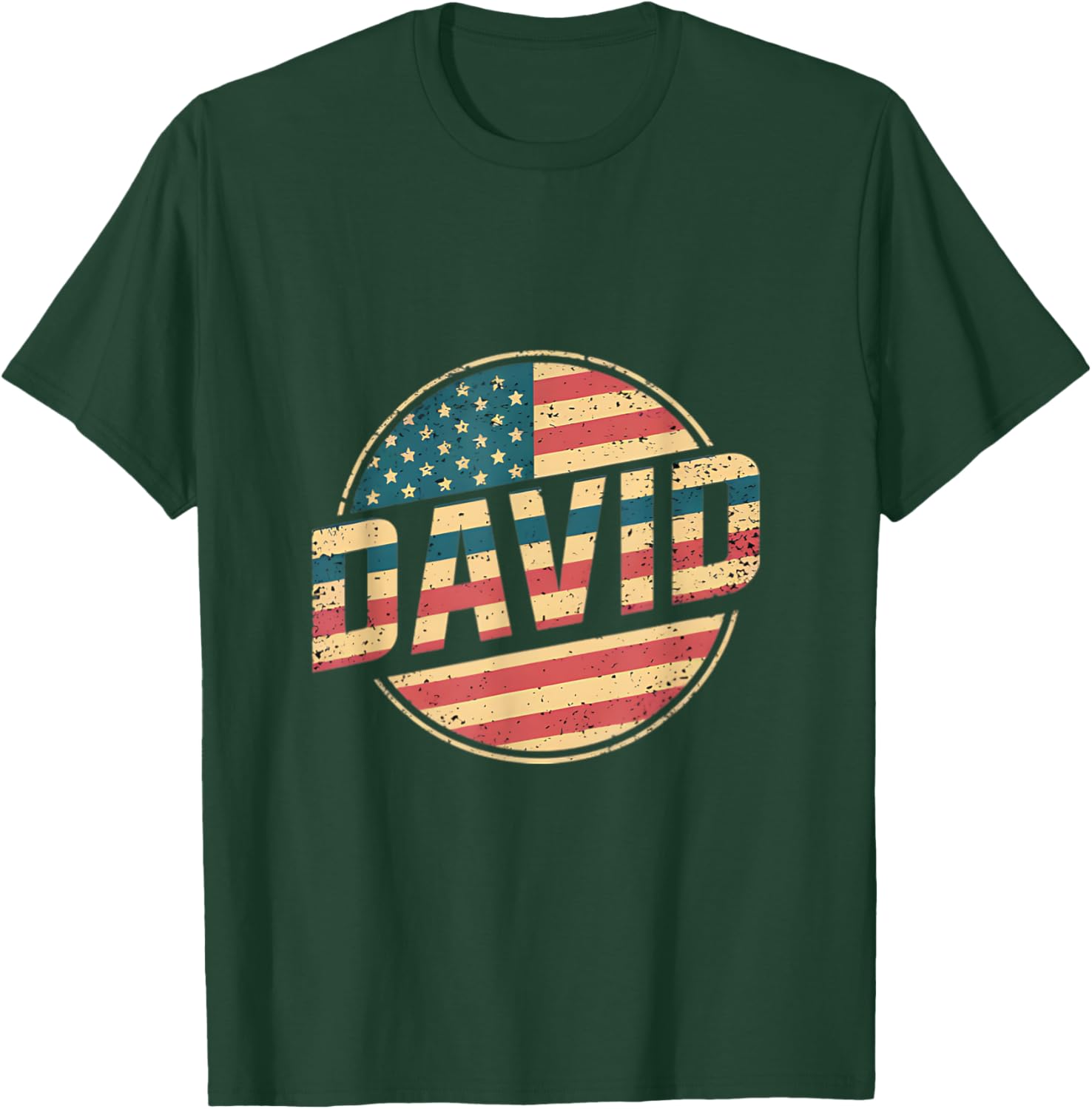 Personalized DAVID USA Flag T-Shirt for Proud Patriots and Fans - 11