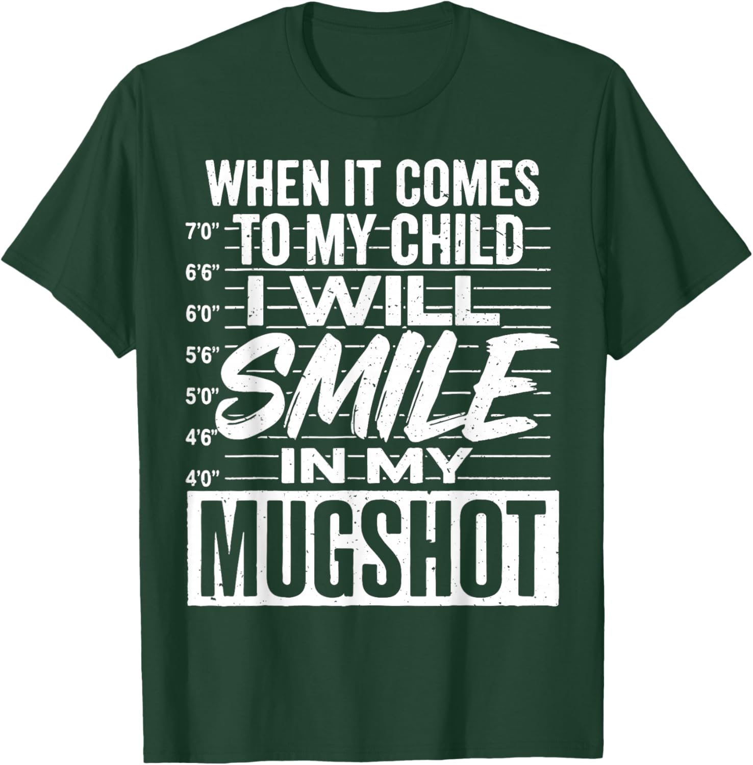Smile Mugshot T-Shirt for Moms - Funny Parenting Apparel Gift - 16