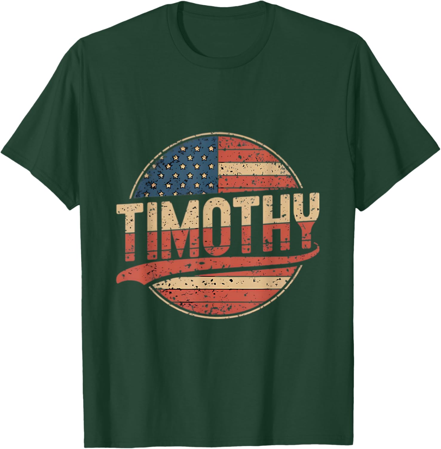 Timothy USA Flag Personalized T-Shirt for Proud Patriots - 4