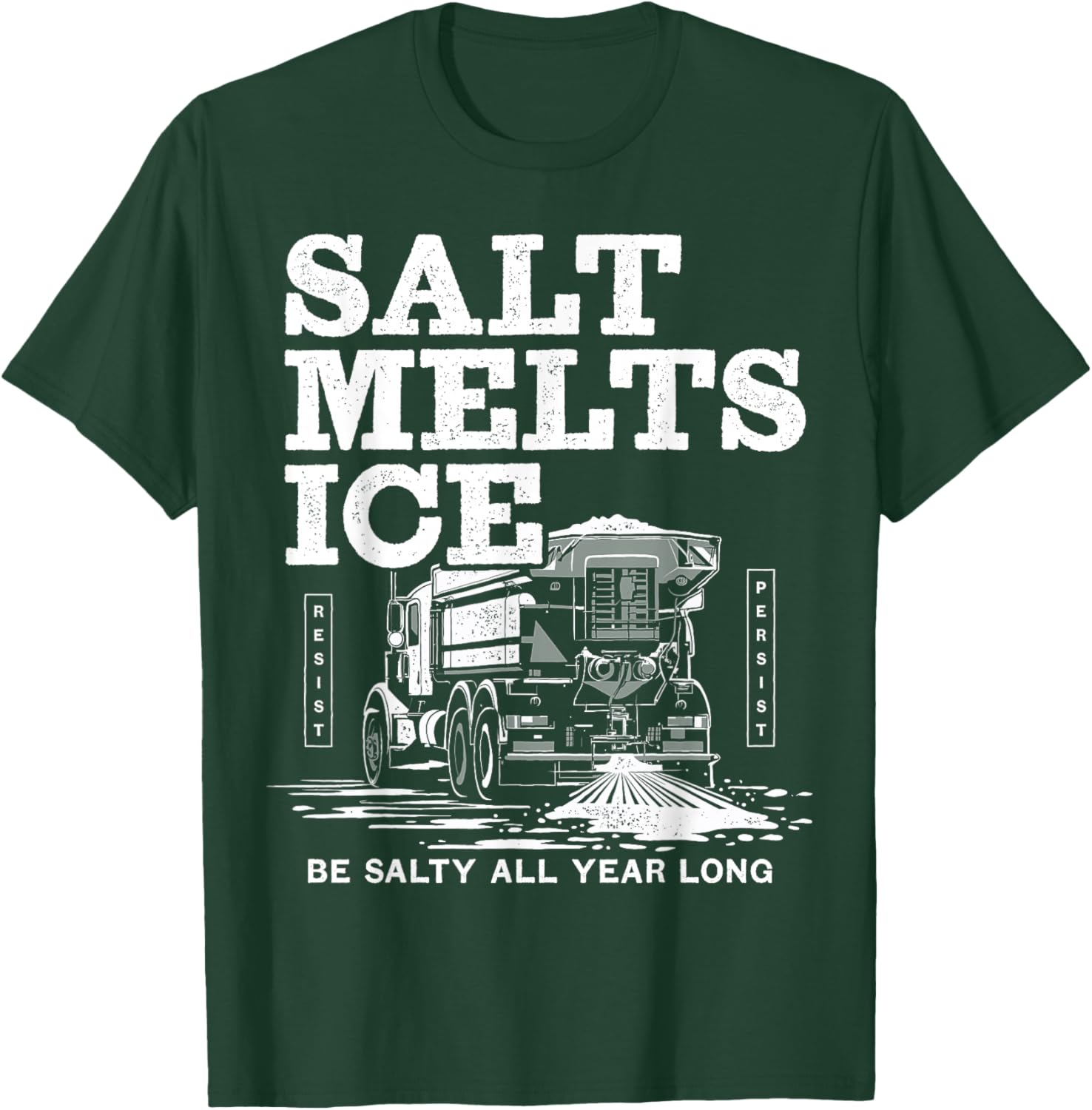 Salt Truck Resist Protest Graphic T-Shirt for Bold Statement Style - 8
